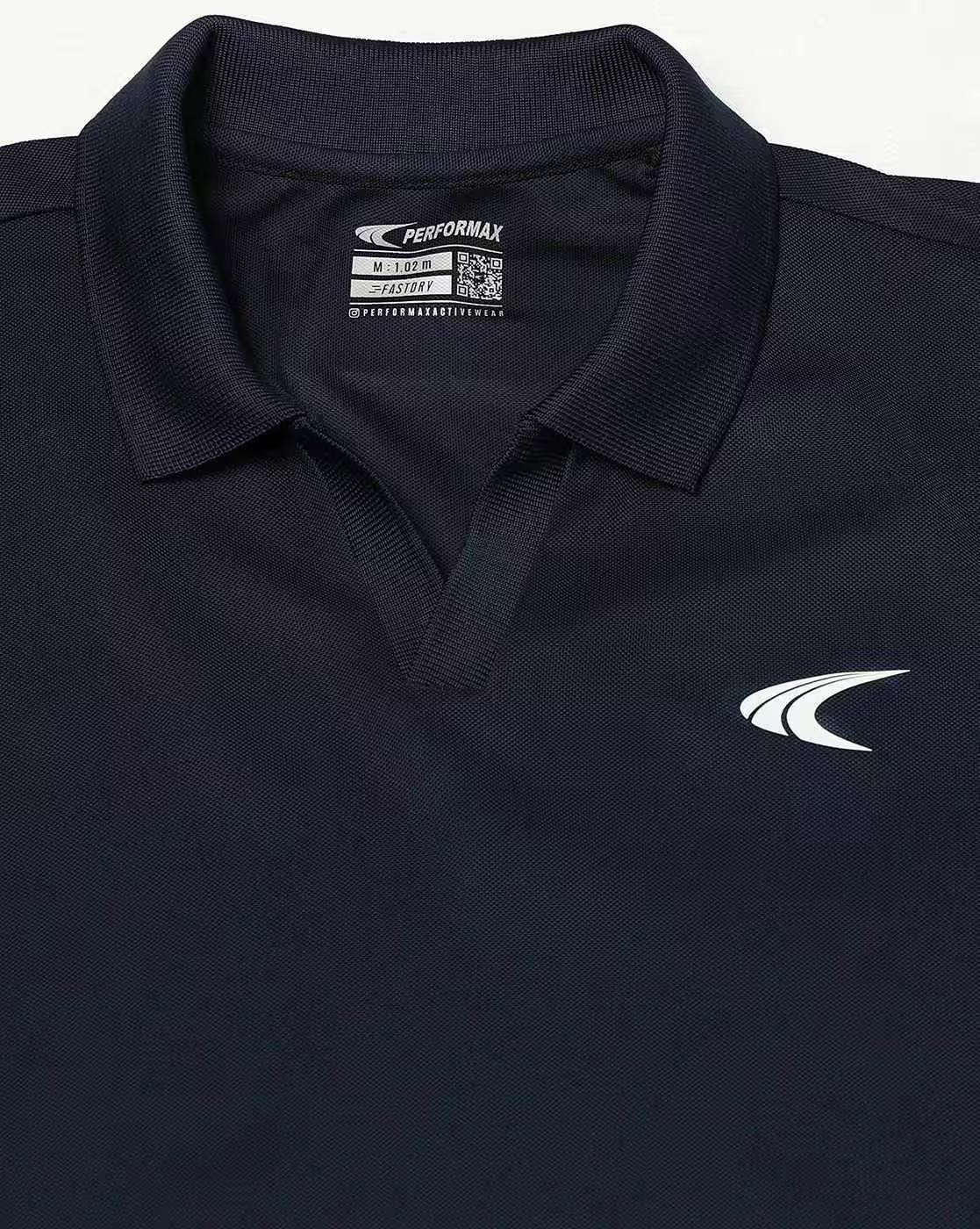 Men Regular Fit Active Polo T-Shirt