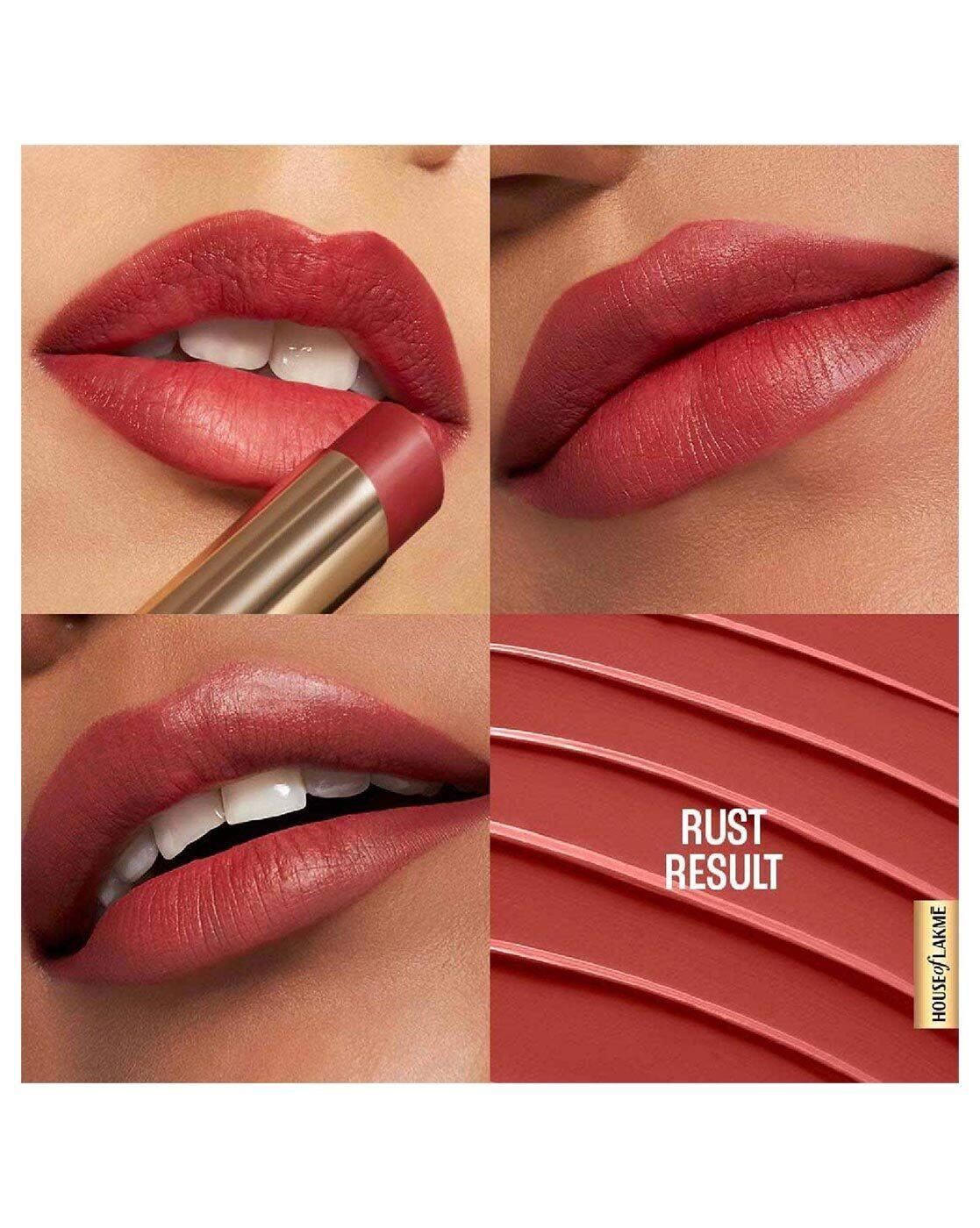 9to5 Hya Matte Lipstick Rust Result