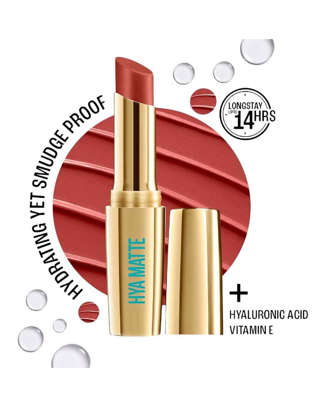 9to5 Hya Matte Lipstick Rust Result