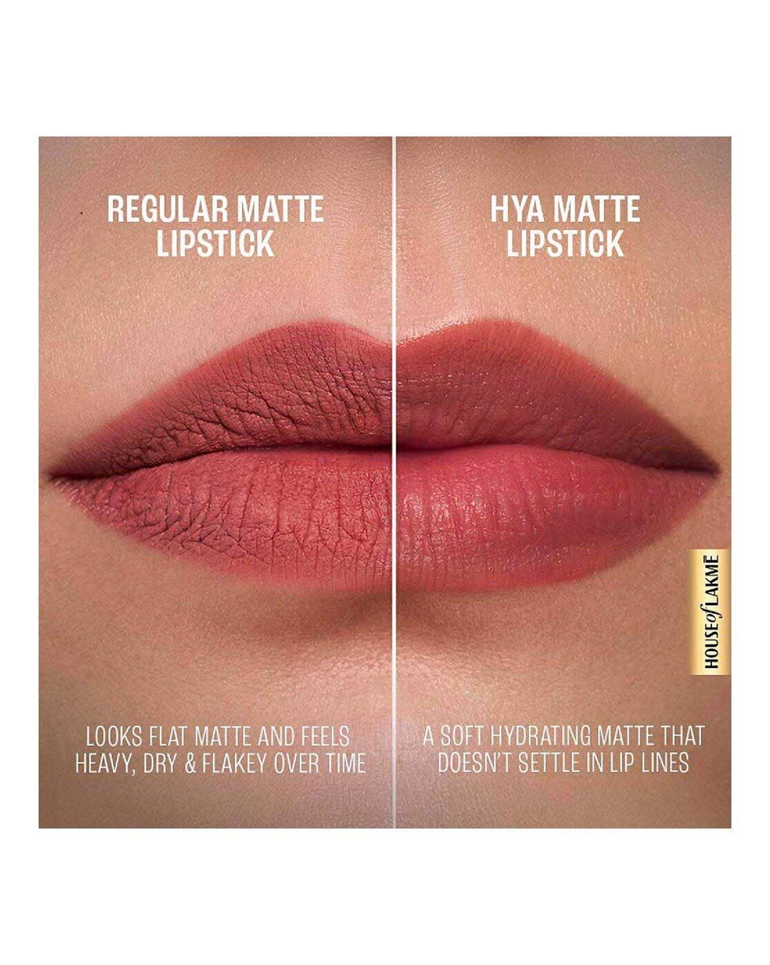 9to5 Hya Matte Lipstick Rust Result