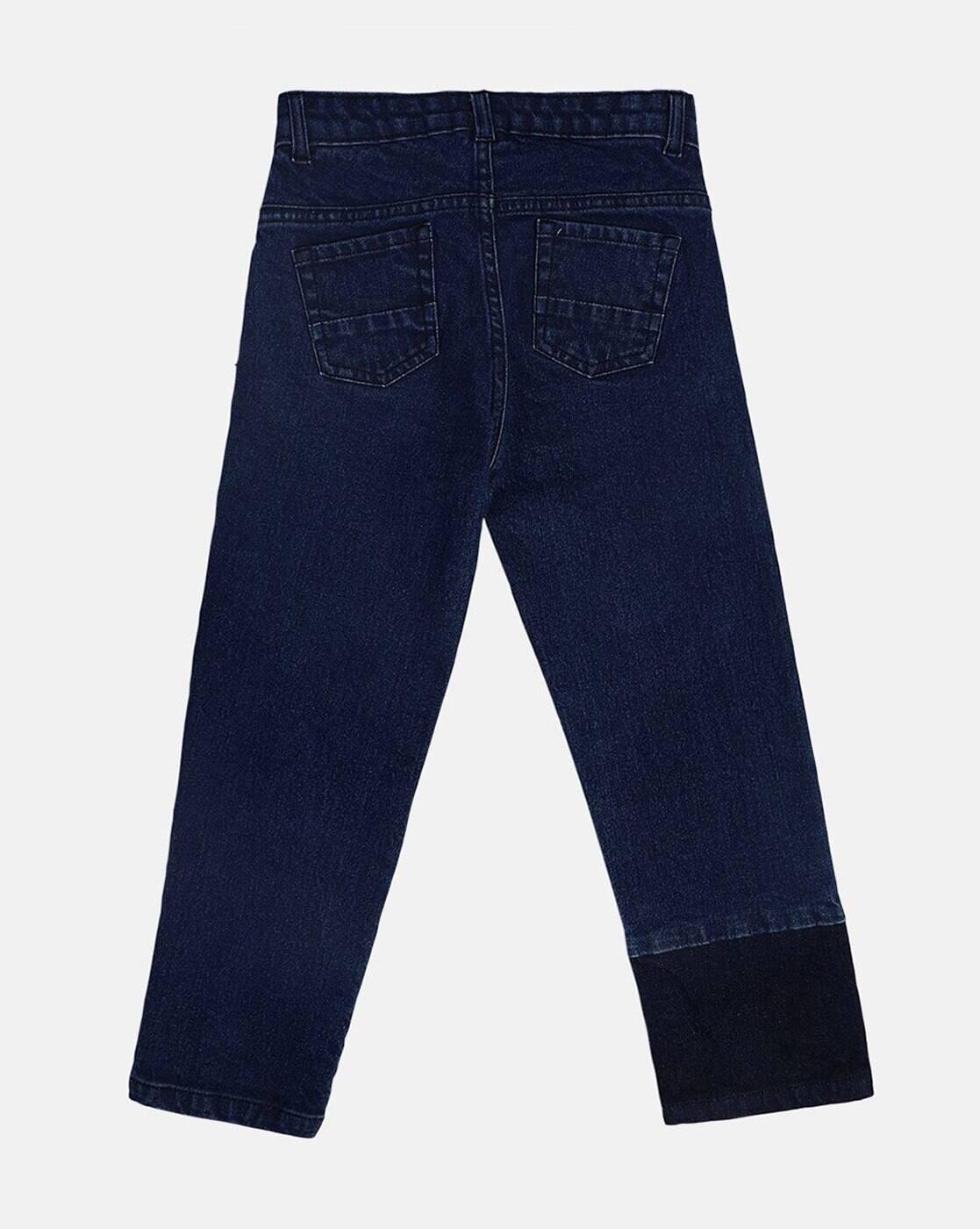 Girls Lightly Washed Straight Fit Jeans