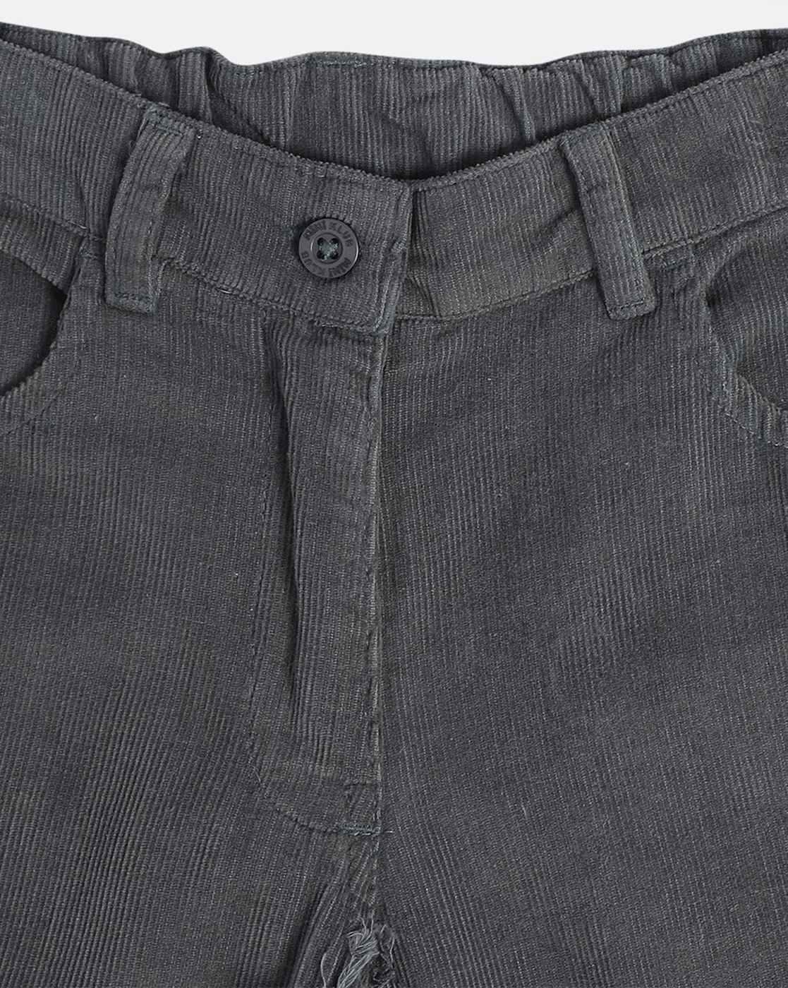 Boys Straight Fit Flat-Front Trousers