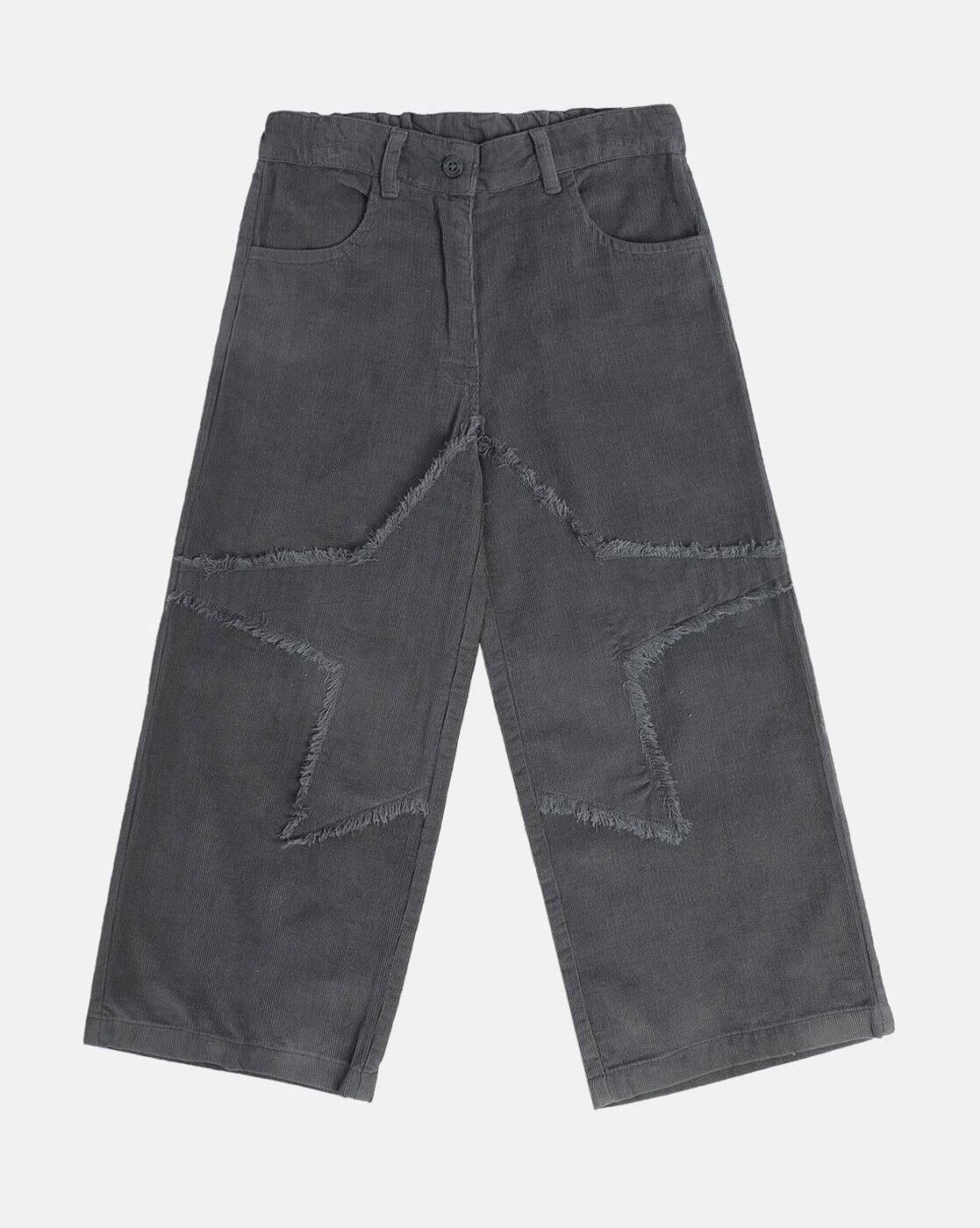 Boys Straight Fit Flat-Front Trousers