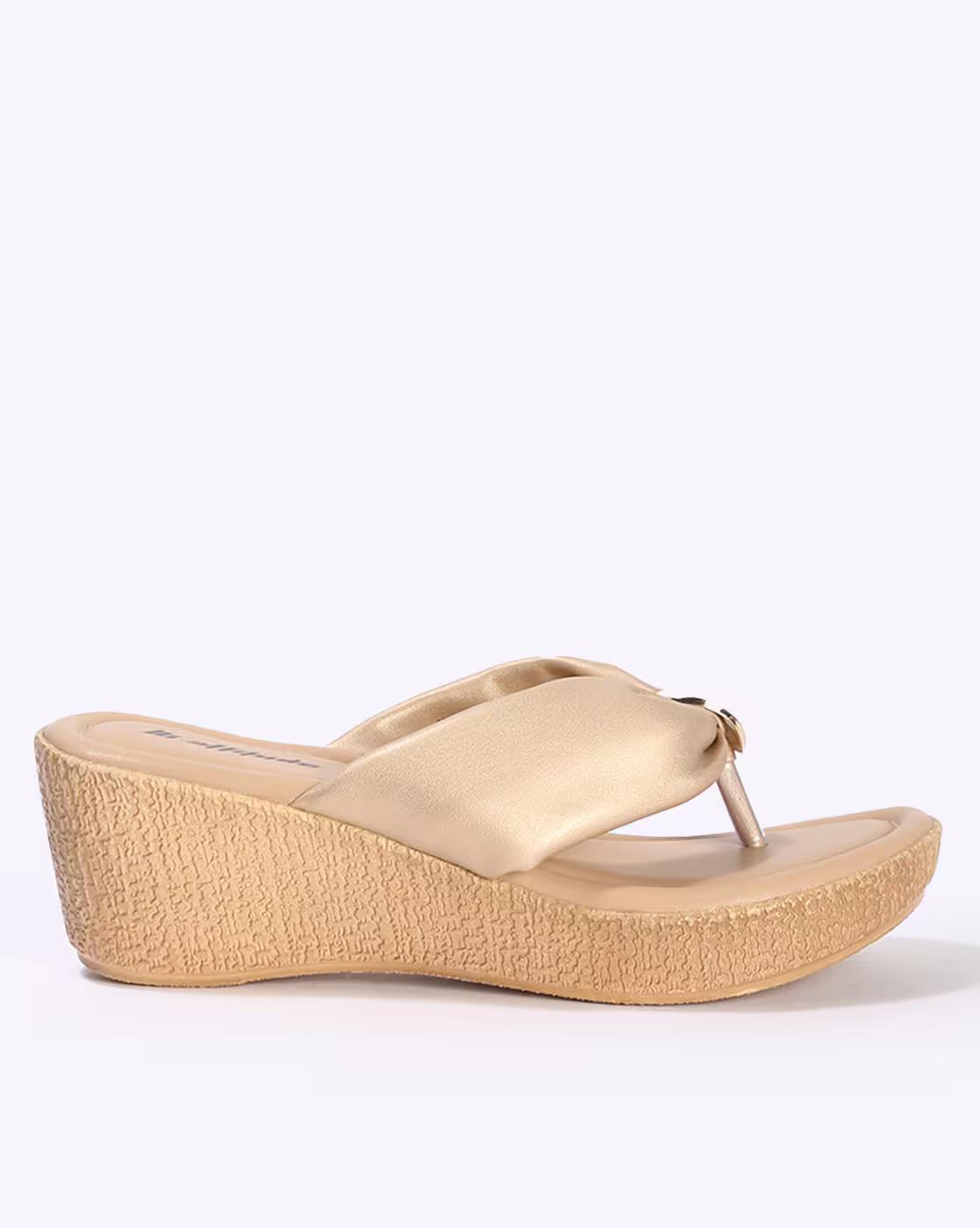 Women Thong-Strap Wedges