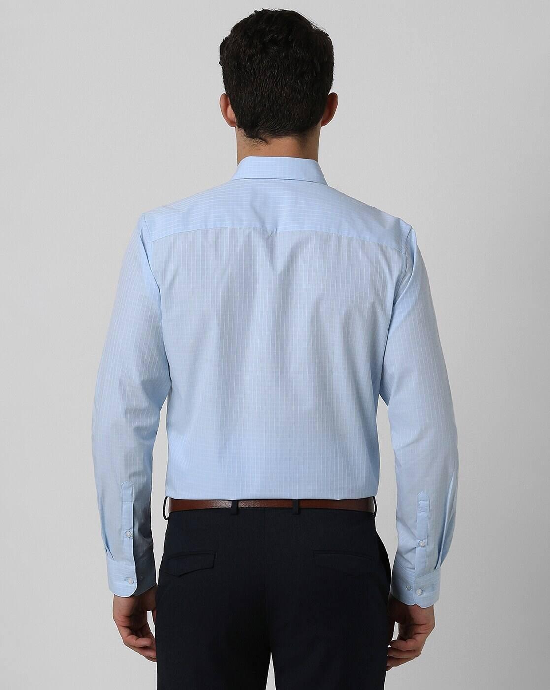 Men Slim Fit Shirt with Patch Pocket