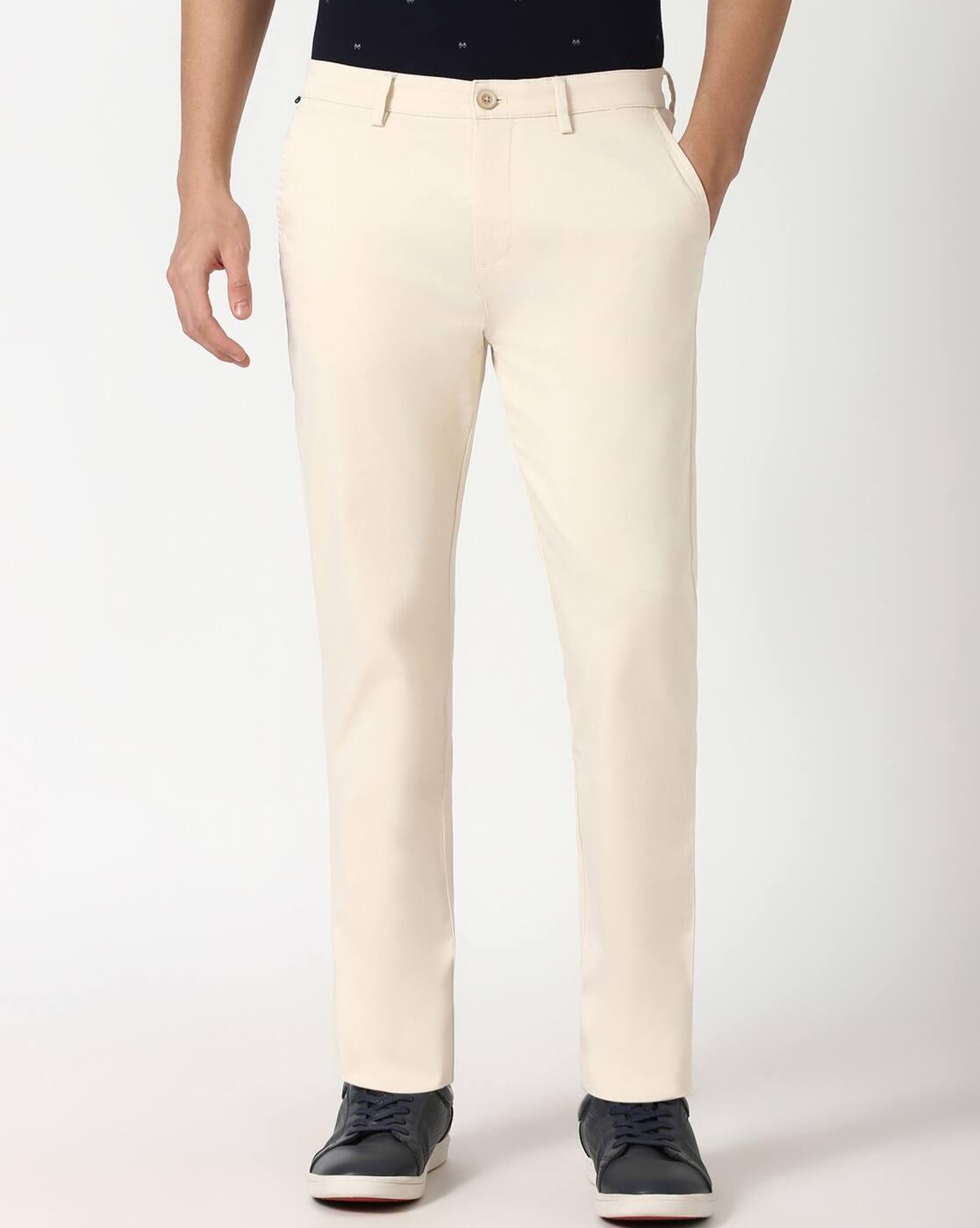 PE CASUAL TROUSER  PCTFSSSF21, CREAM, 36