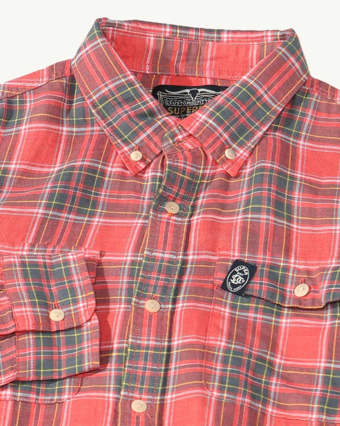 Men Checked Regular Fit Shirt with Flap Pockets