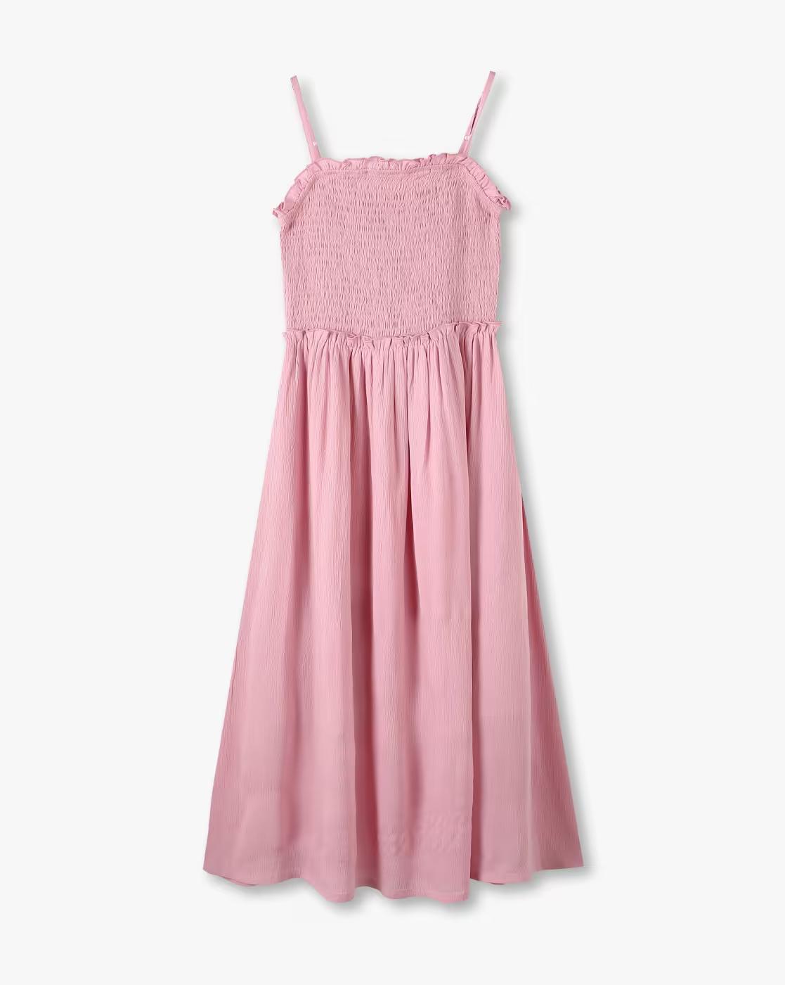 Girls Ruched Fit & Flare Dress with Jacket