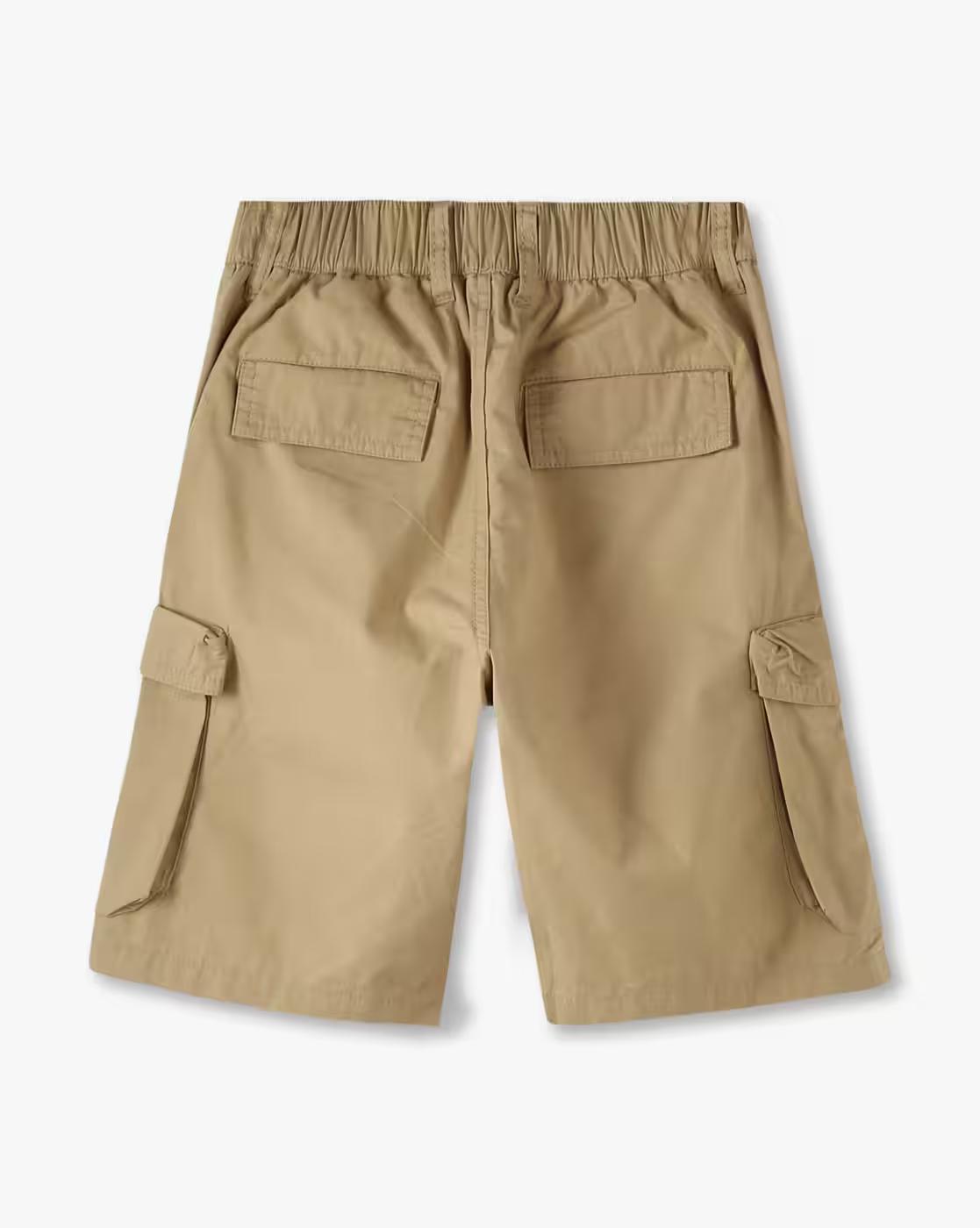 MULTI POCKET CARGO SHORTS, KHAKI, 11-12Y