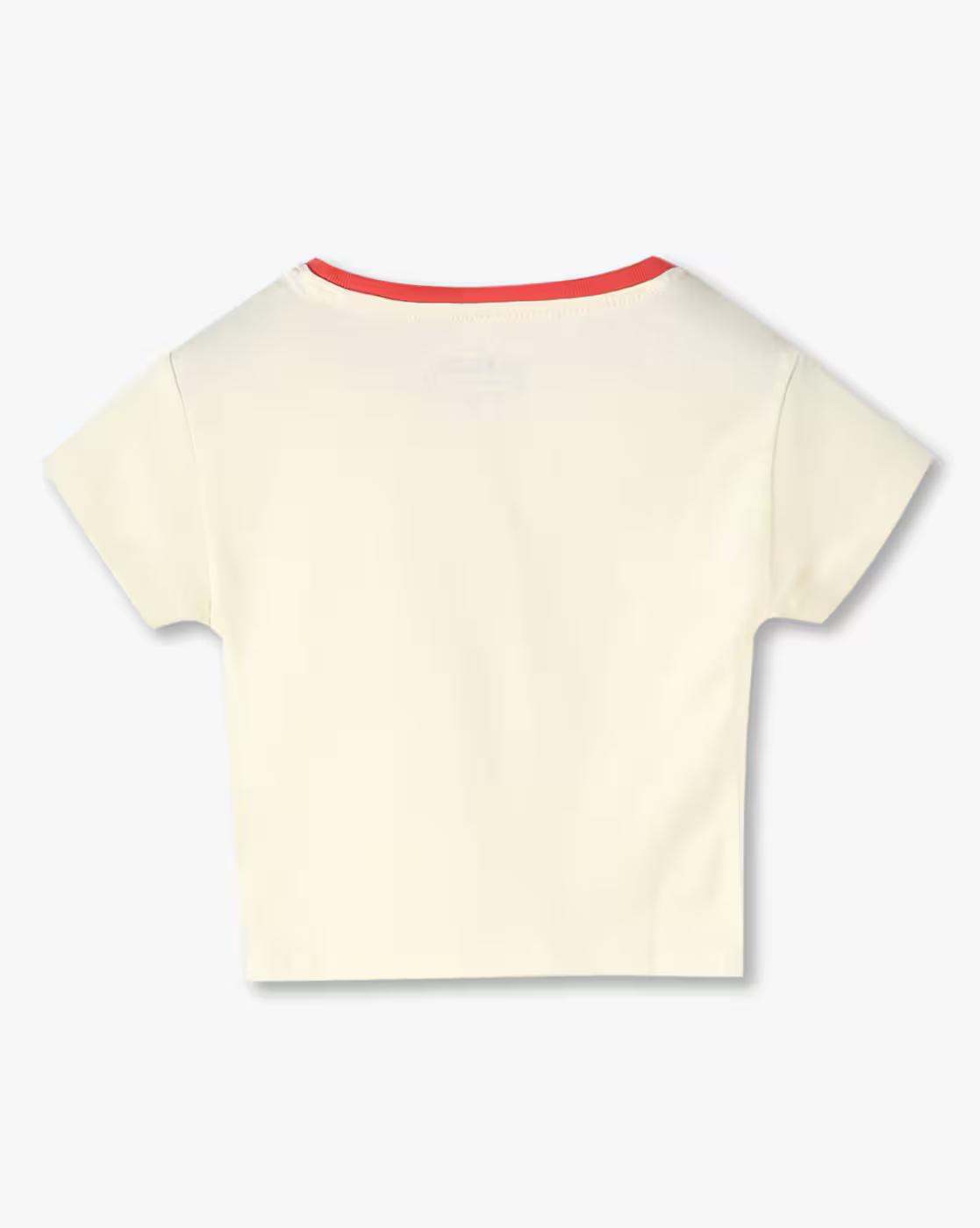 Girls Graphic Print Regular Fit Round-Neck T-Shirt