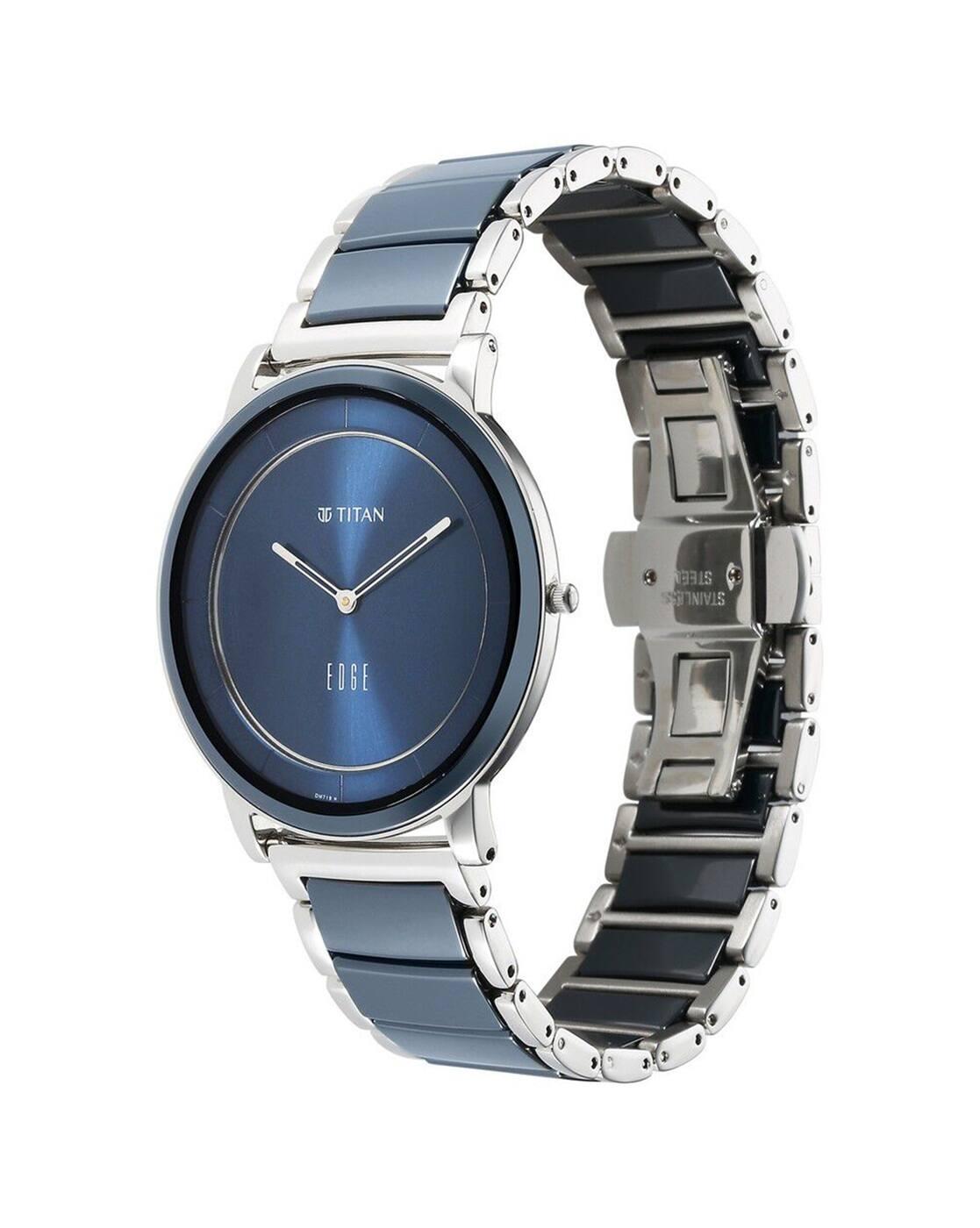 Men Edge Fusion Water-Resistant Analogue Watch-NT1878KD02