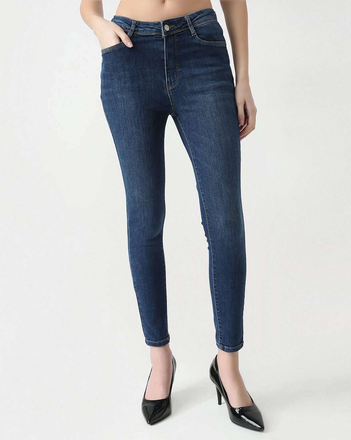 Women Lightly Washed Skinny Fit Jeans