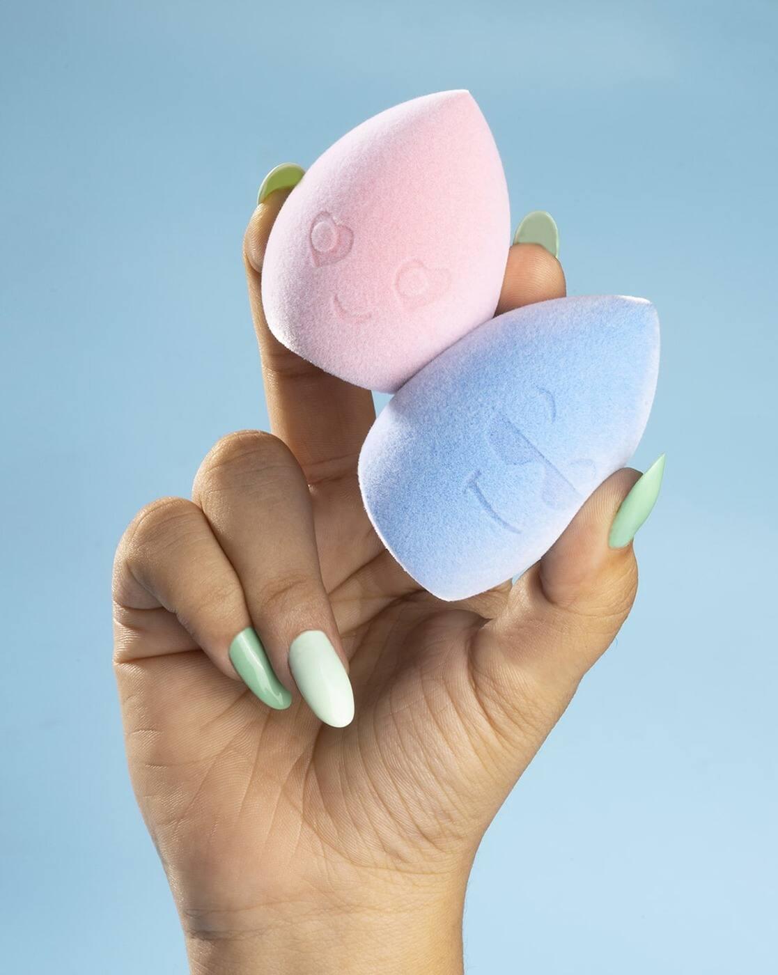 Mr. & Mrs. Bounce Water Drop Cut and Olive Cut Sponge