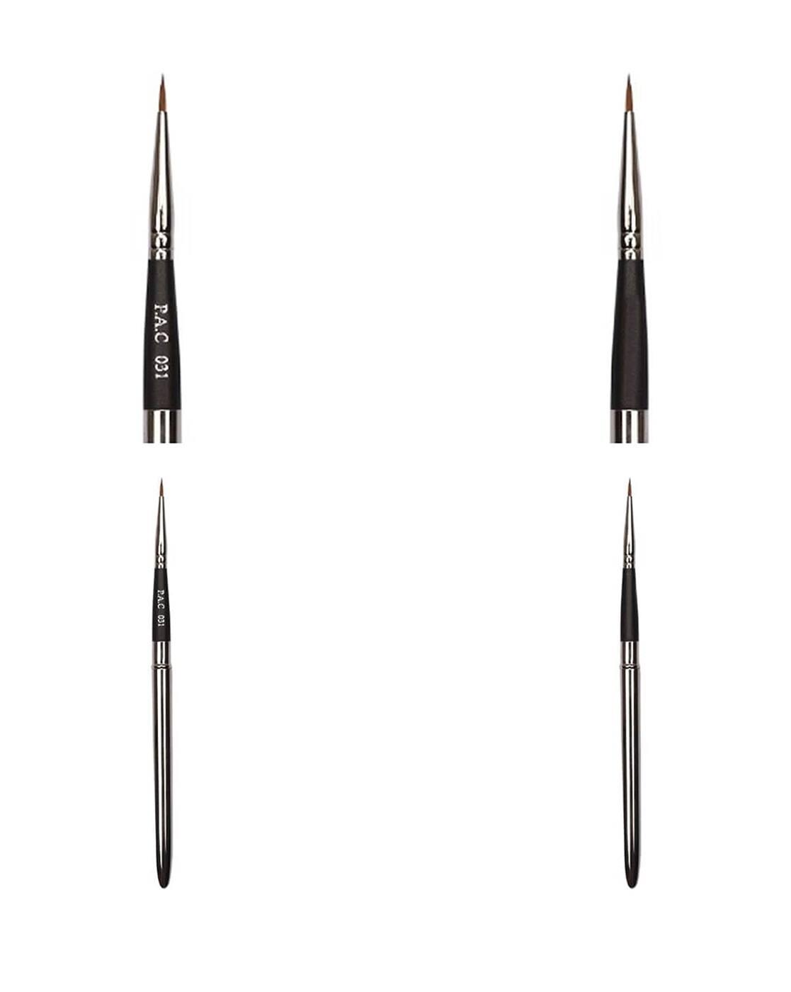 Eyeliner Brush 031 Precise Liner Brush for Sharp Graphic Liners Handle Turns into a Cap