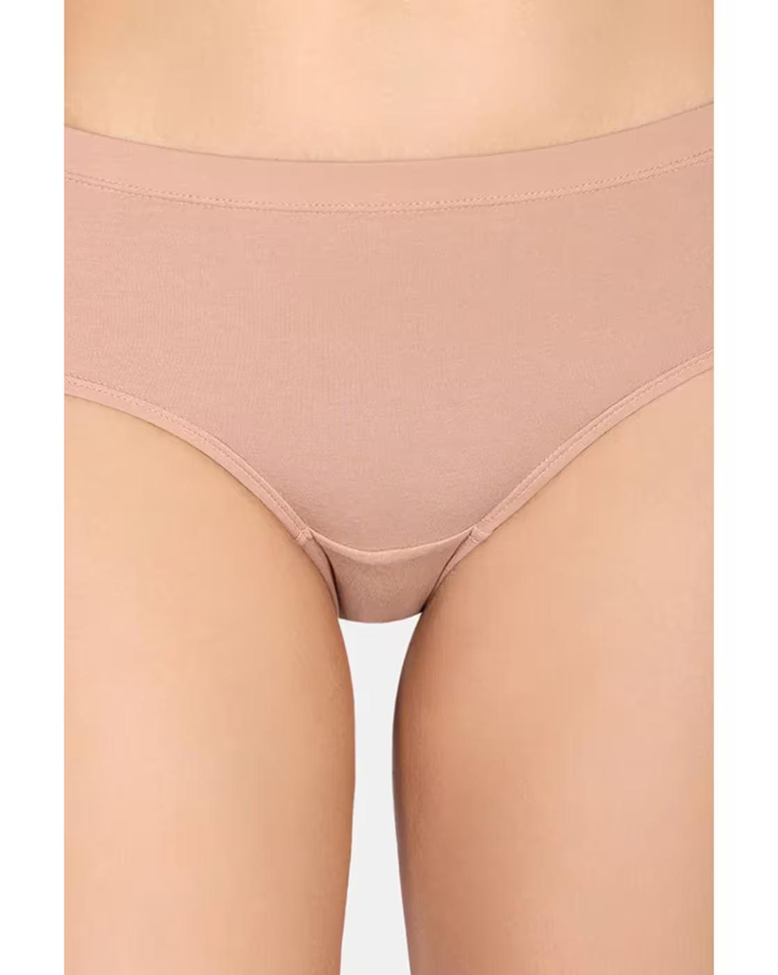 Full Coverage Medium Rise Hipster Panty (Pack of 3)