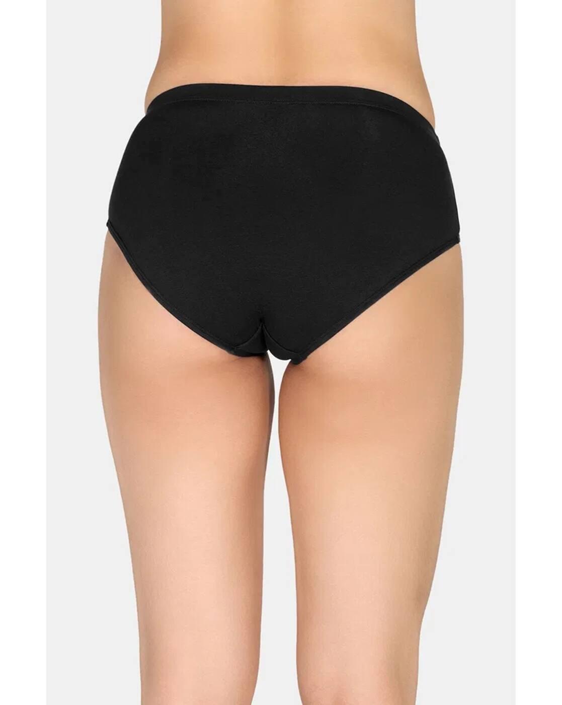 Full Coverage Medium Rise Hipster Panty (Pack of 3)