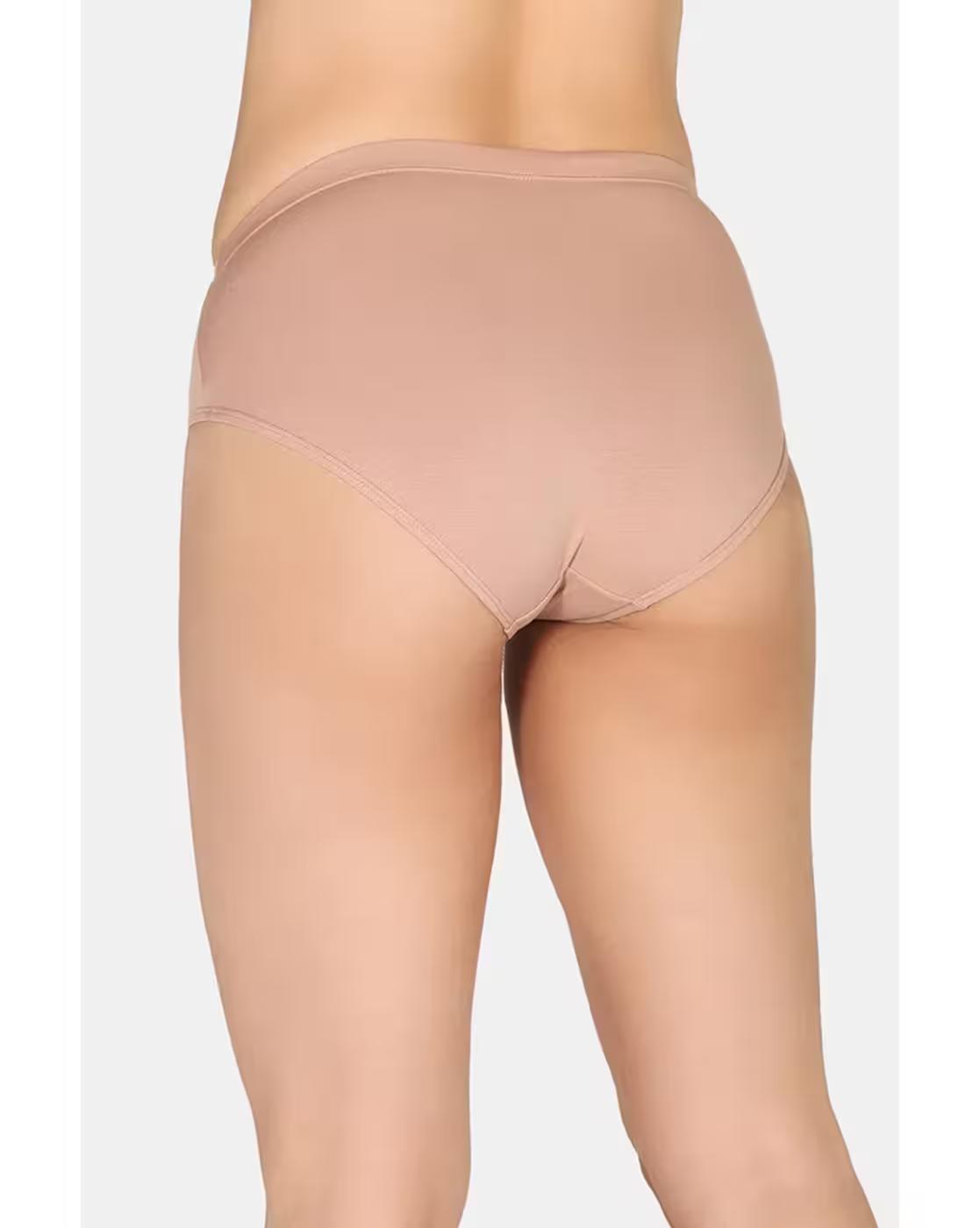 Full Coverage Medium Rise Hipster Panty (Pack of 3)