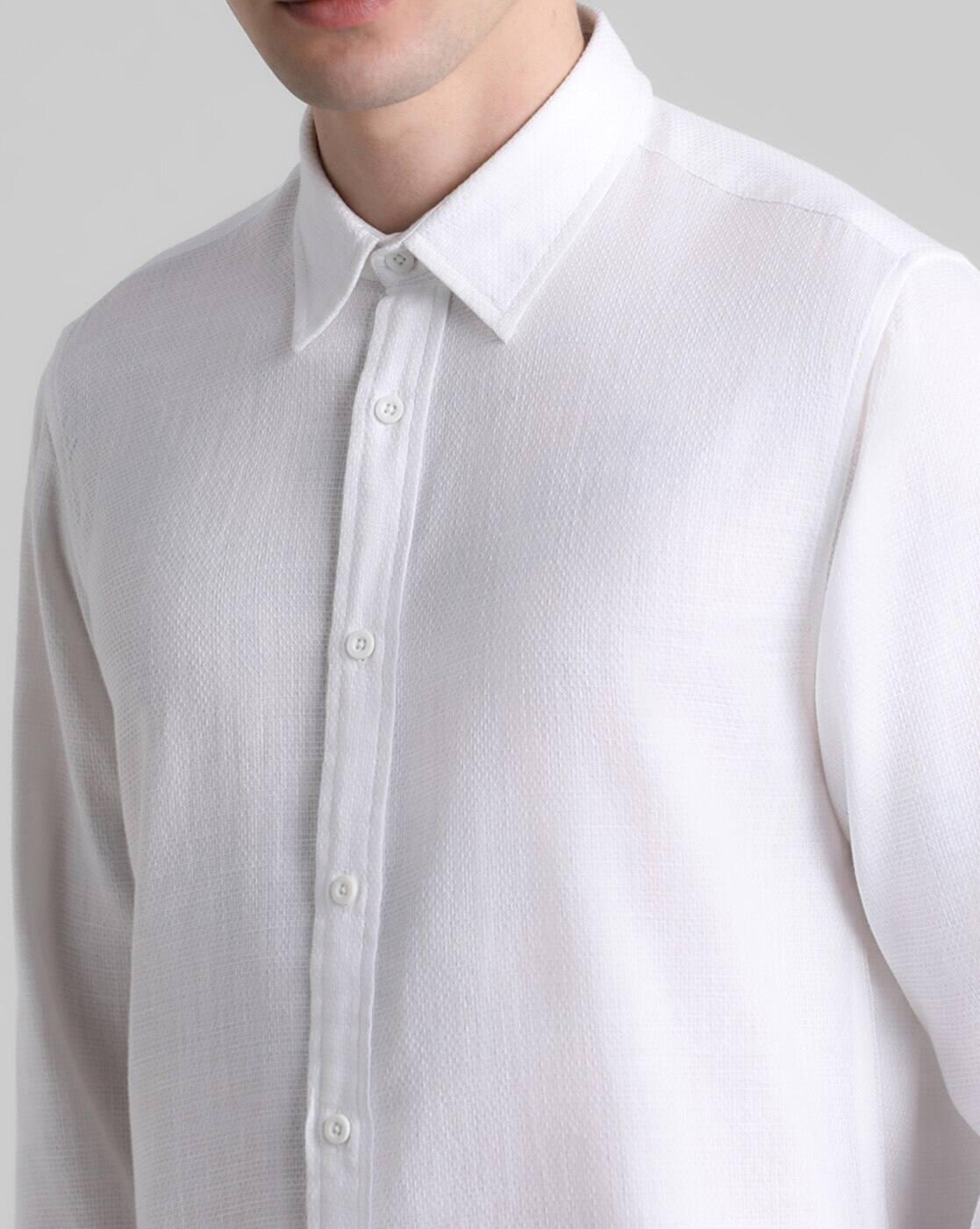 Men Slim Fit Cotton Shirt