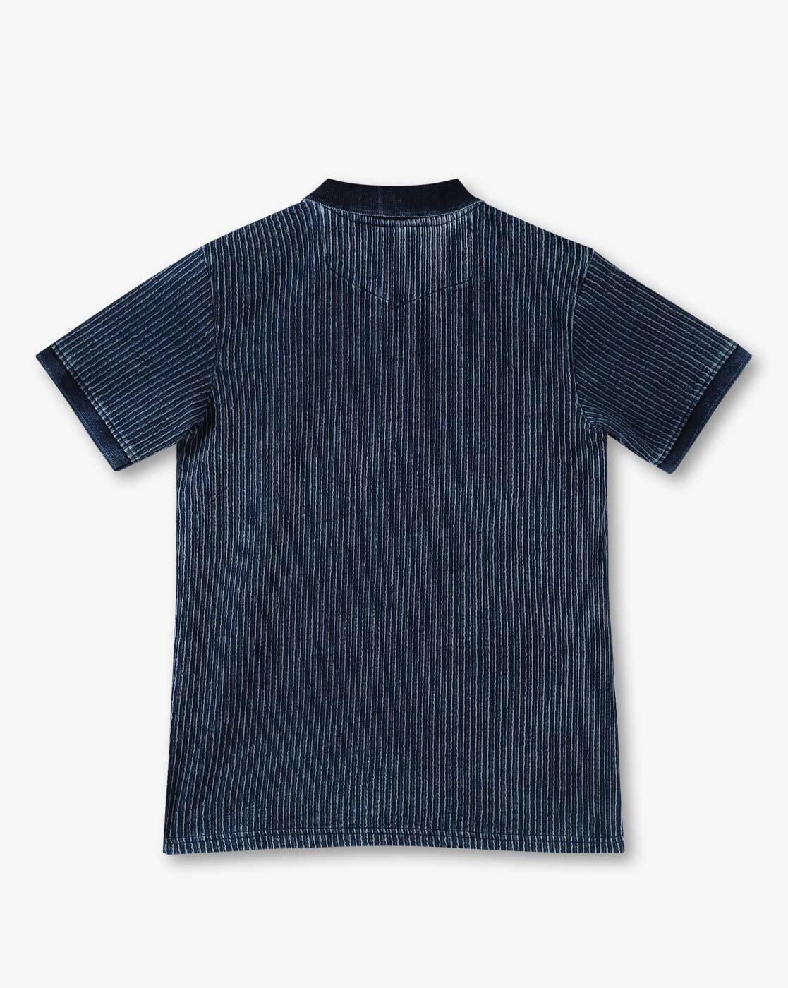 Boys Corduroy Regular Fit Polo T-Shirt