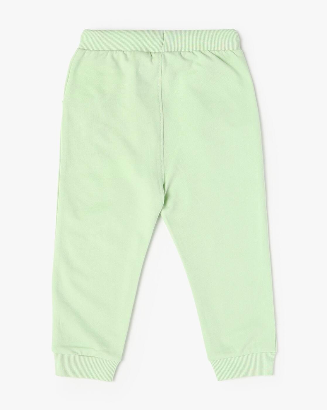 Boys Typographic Print Cotton Joggers