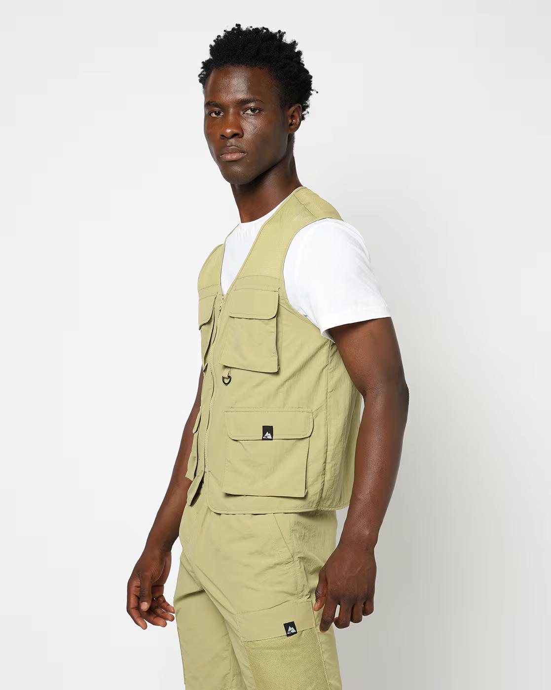 Men Relaxed Fit Outdoor Utility Vest
