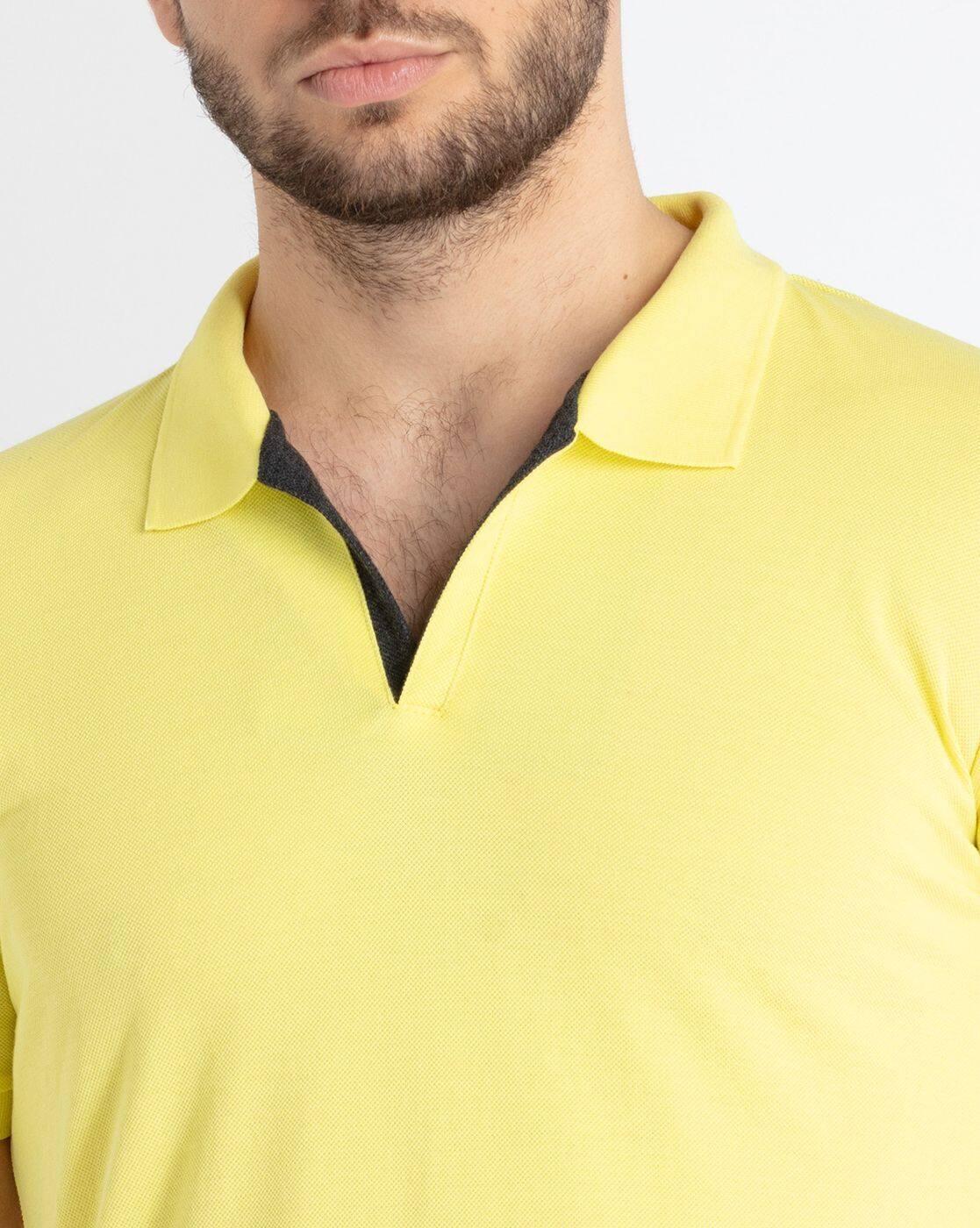 Men Slim Fit Polo T-Shirt
