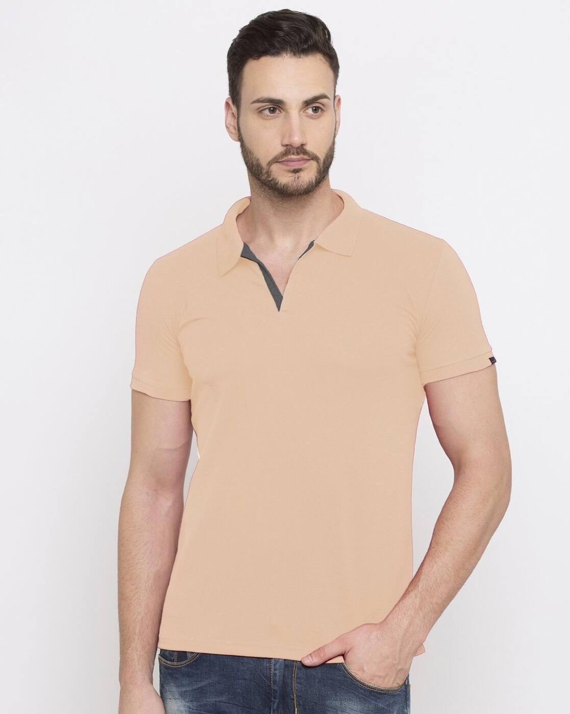 Men Slim Fit Polo T-Shirt