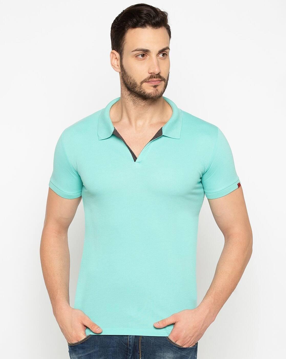 Men Slim Fit Polo T-Shirt