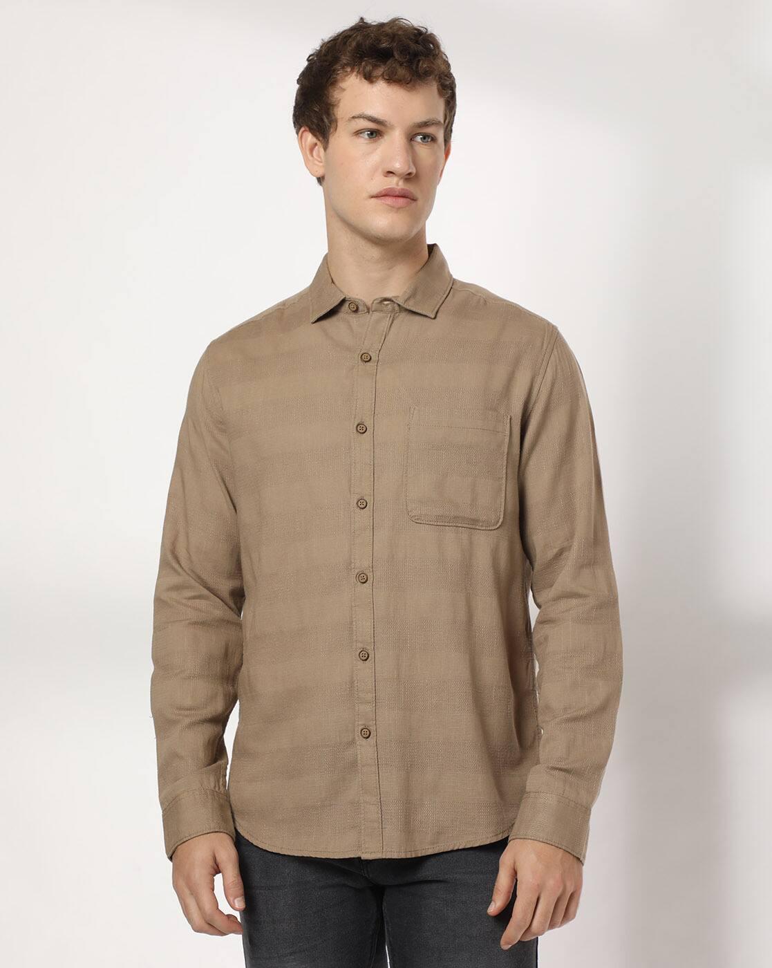 Men Striped Regular Fit Shirt