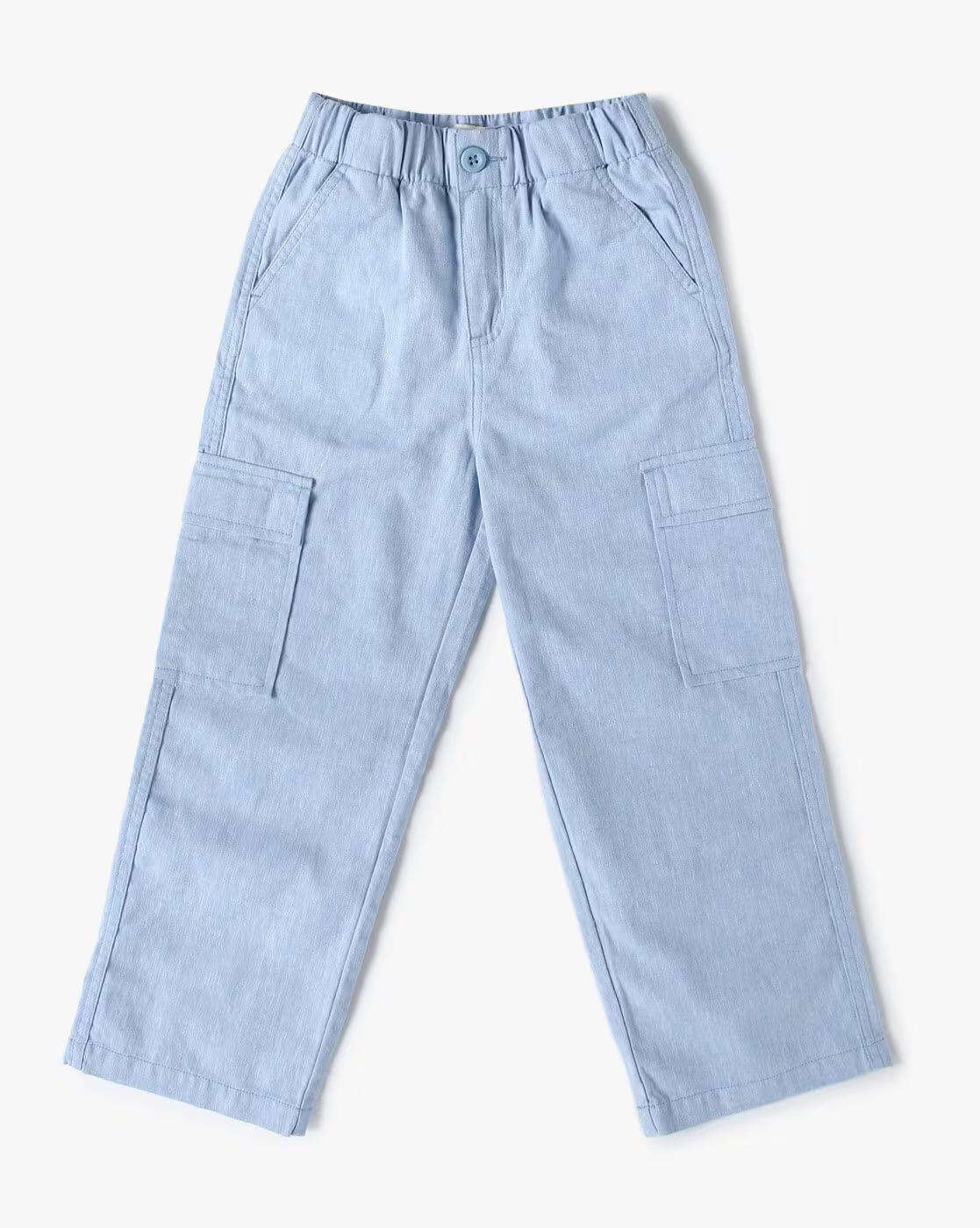 EASY FIT TROUSER, BLUE, 2-3Y