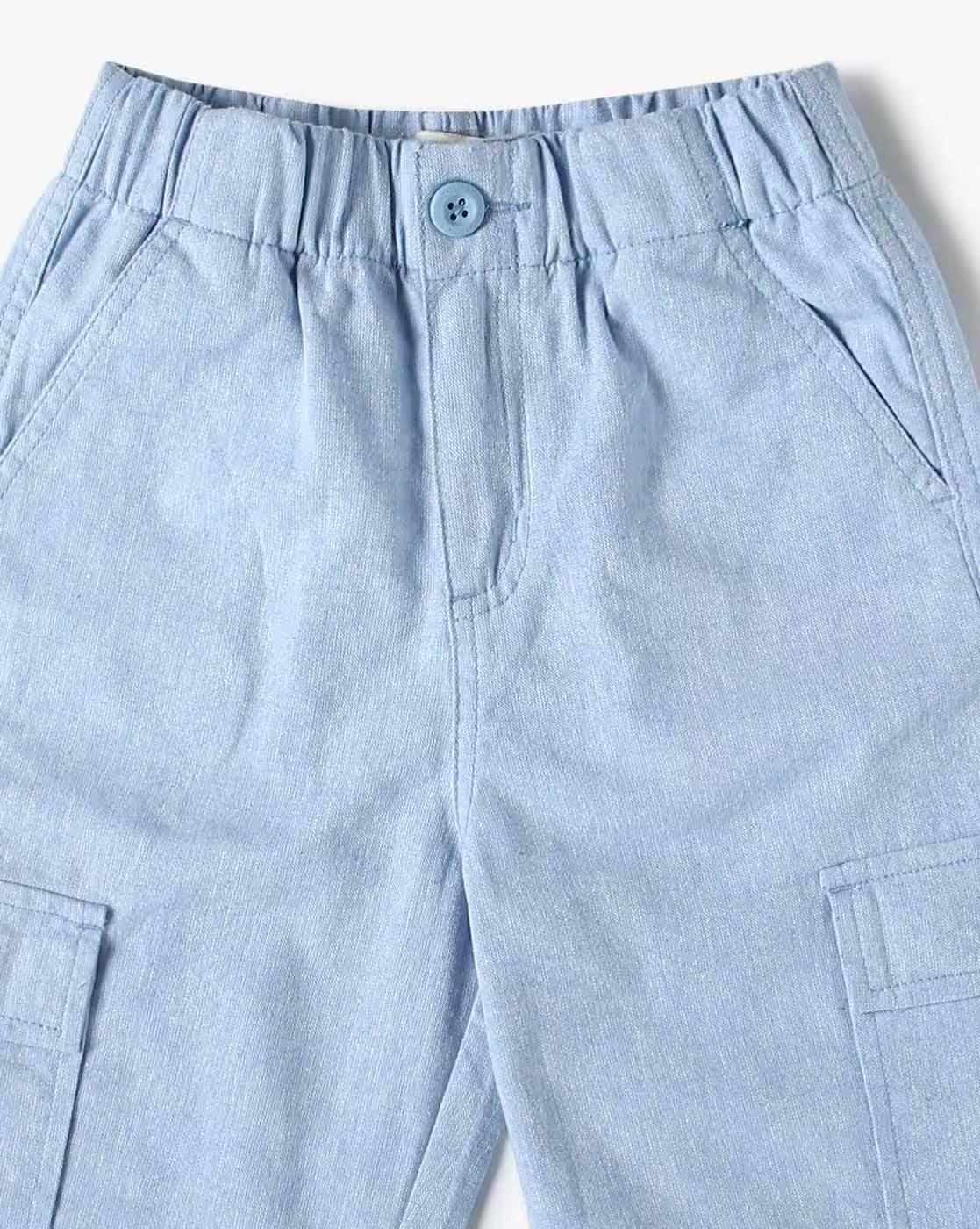 EASY FIT TROUSER, BLUE, 2-3Y