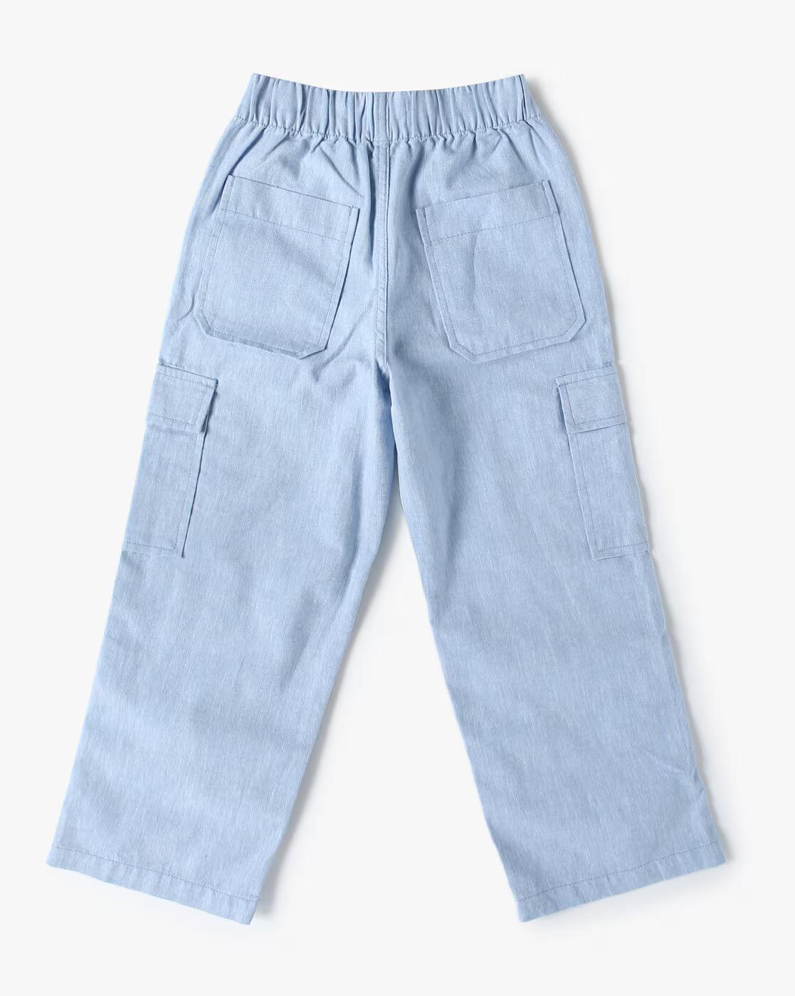 EASY FIT TROUSER, BLUE, 2-3Y