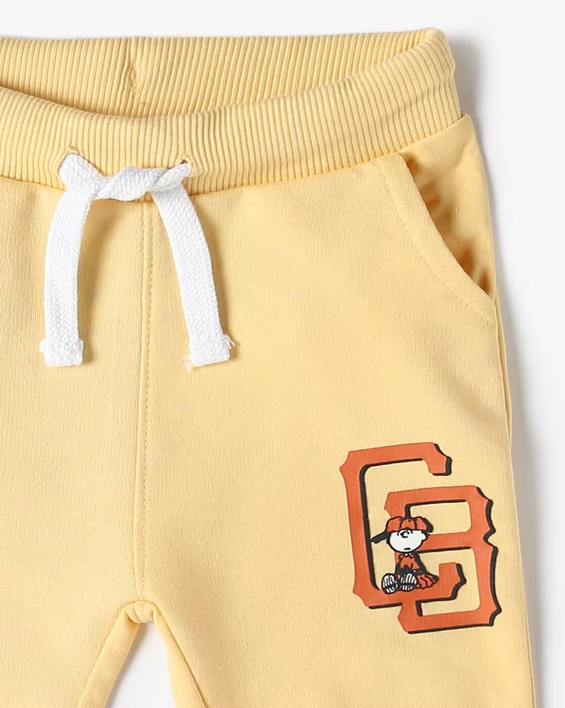 SS25 PEANUT JOGGER, YELLOW, 18-24M