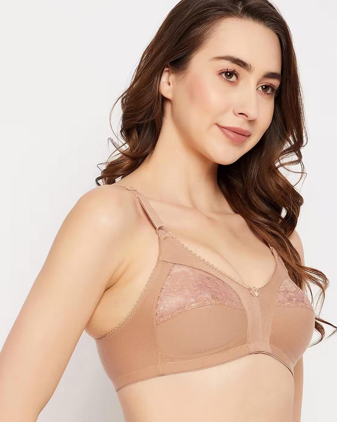Non-Padded Non-Wired Full Figure Bra