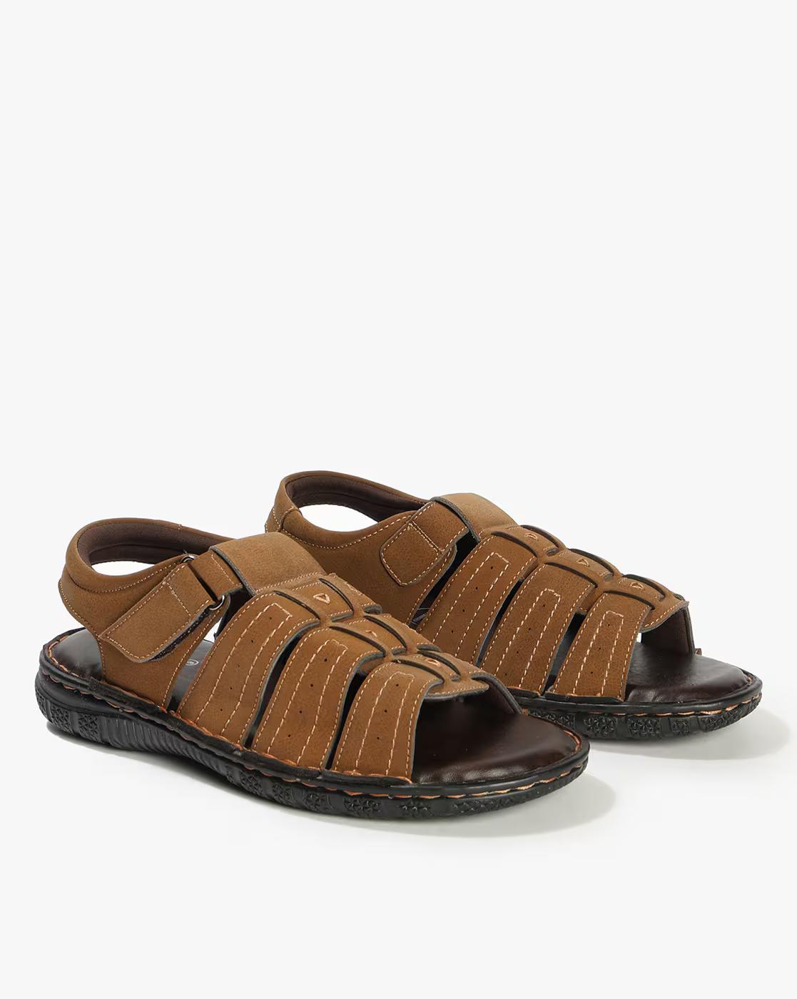Men Multistrap Sandals with Velcro