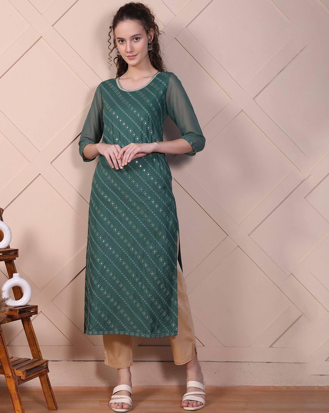 Women Slim Fit Flat-Front Pants