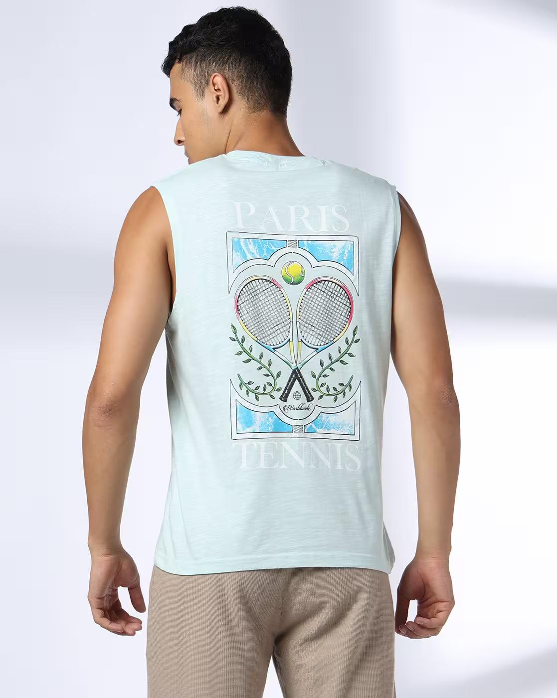 Men Graphic Print Regular Fit Crew-Neck T-Shirt