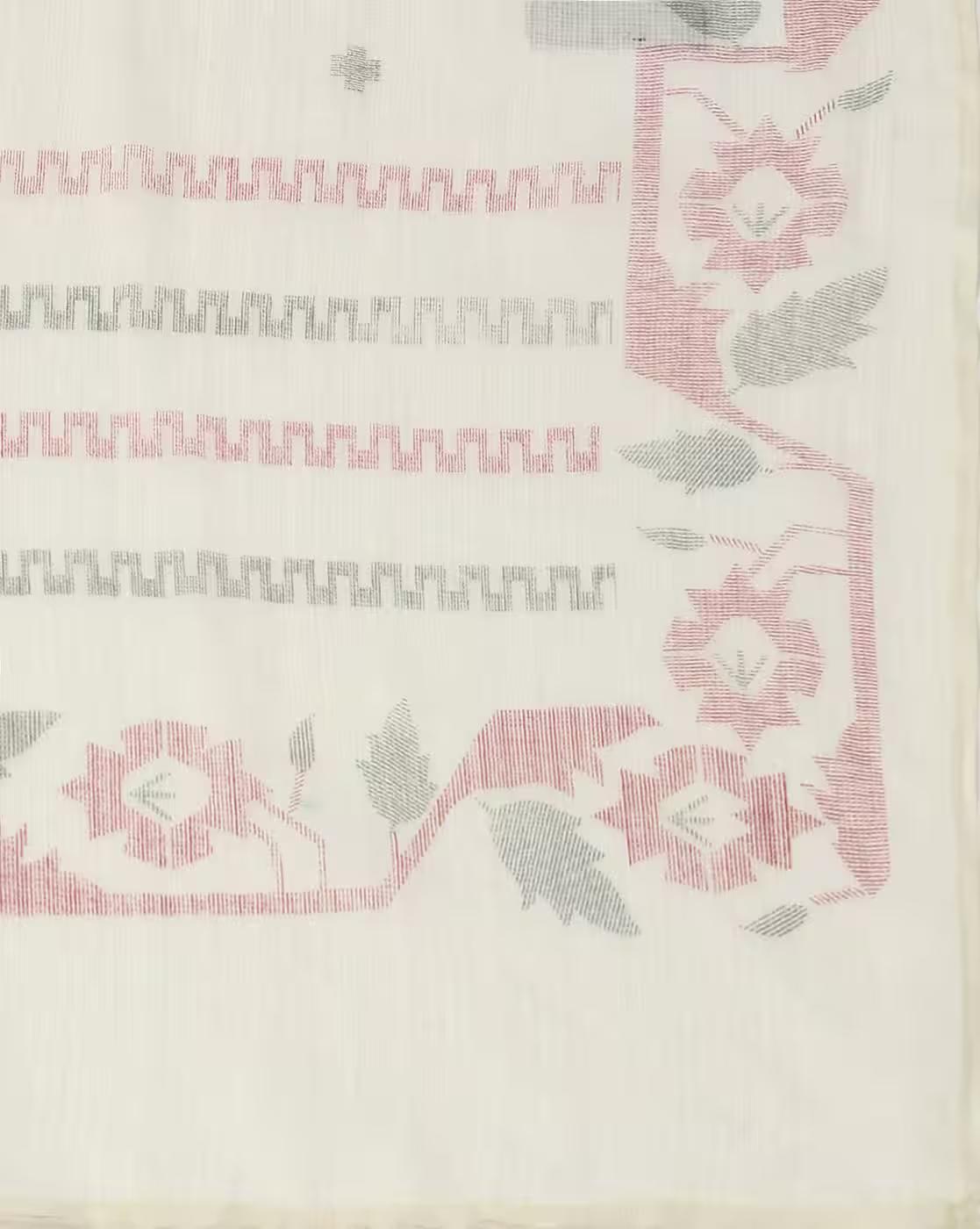 PRINTED DUPATTA, OFF WHITE, FS