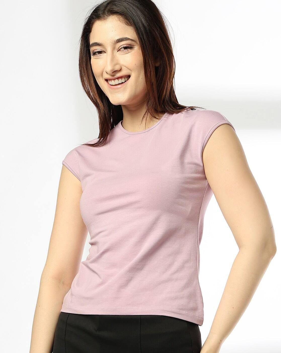 Women Round-Neck Regular Fit T-Shirt