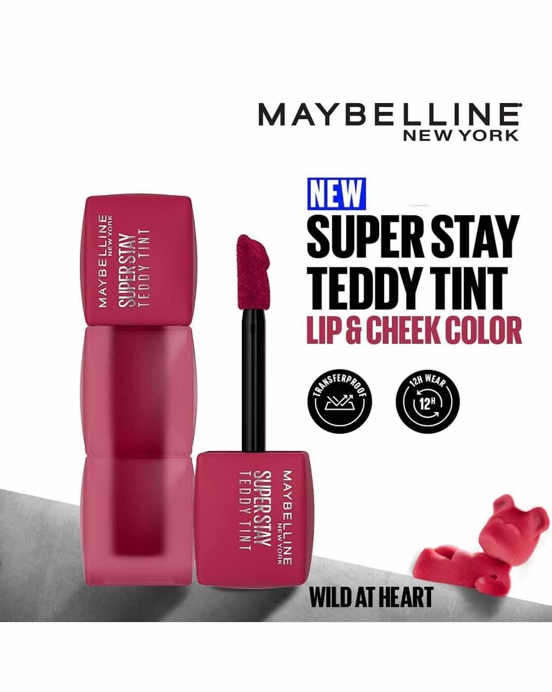 Superstay Teddy Tint Lip and Cheek Color - Wild At Heart
