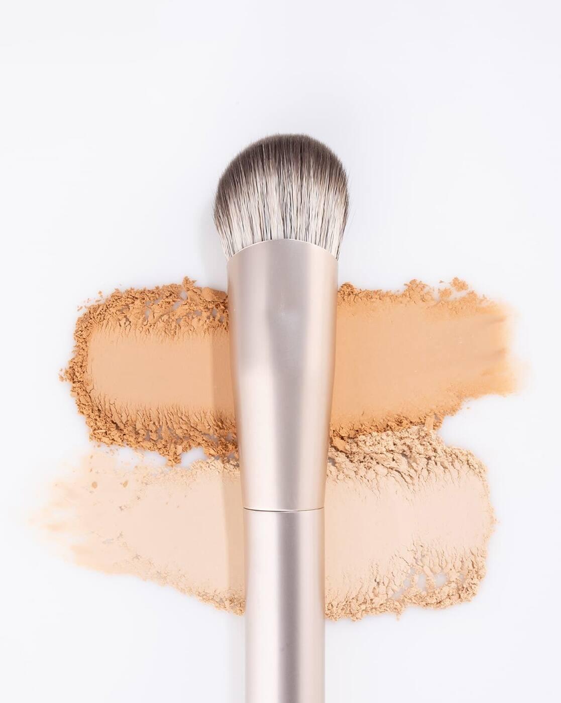 S05 Small Powder Brush Tapered Powder Brush for Expert Precision Ideal for Under Eye Baking
