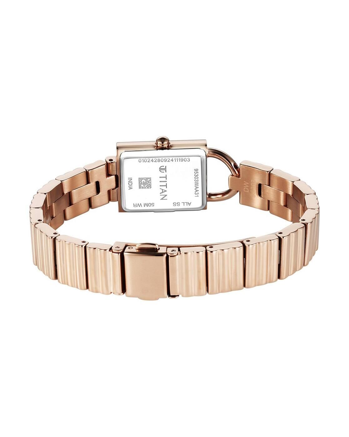 Women Analogue Watch with Metal Strap-95303WM01