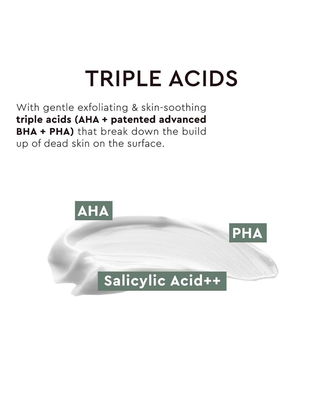 Tea Tree Pore Cream - Korean Salicylic Acid AHA & PHA Moisturizer for Acne