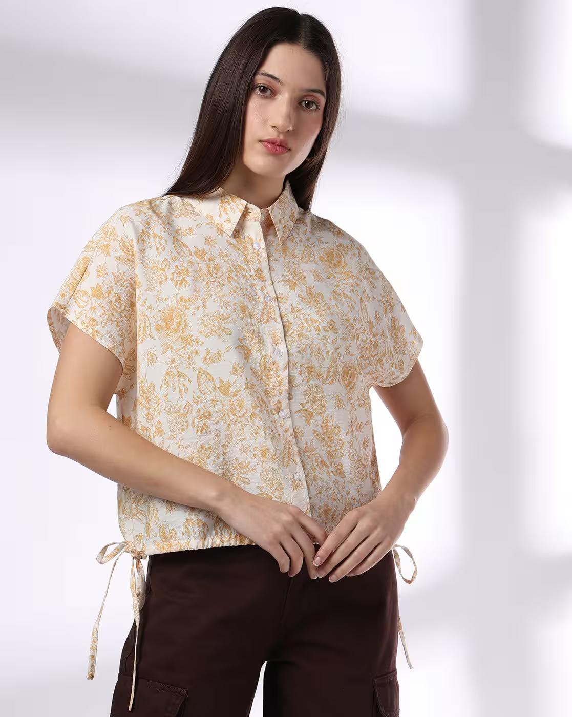 Women Floral Print Regular Fit Shirt