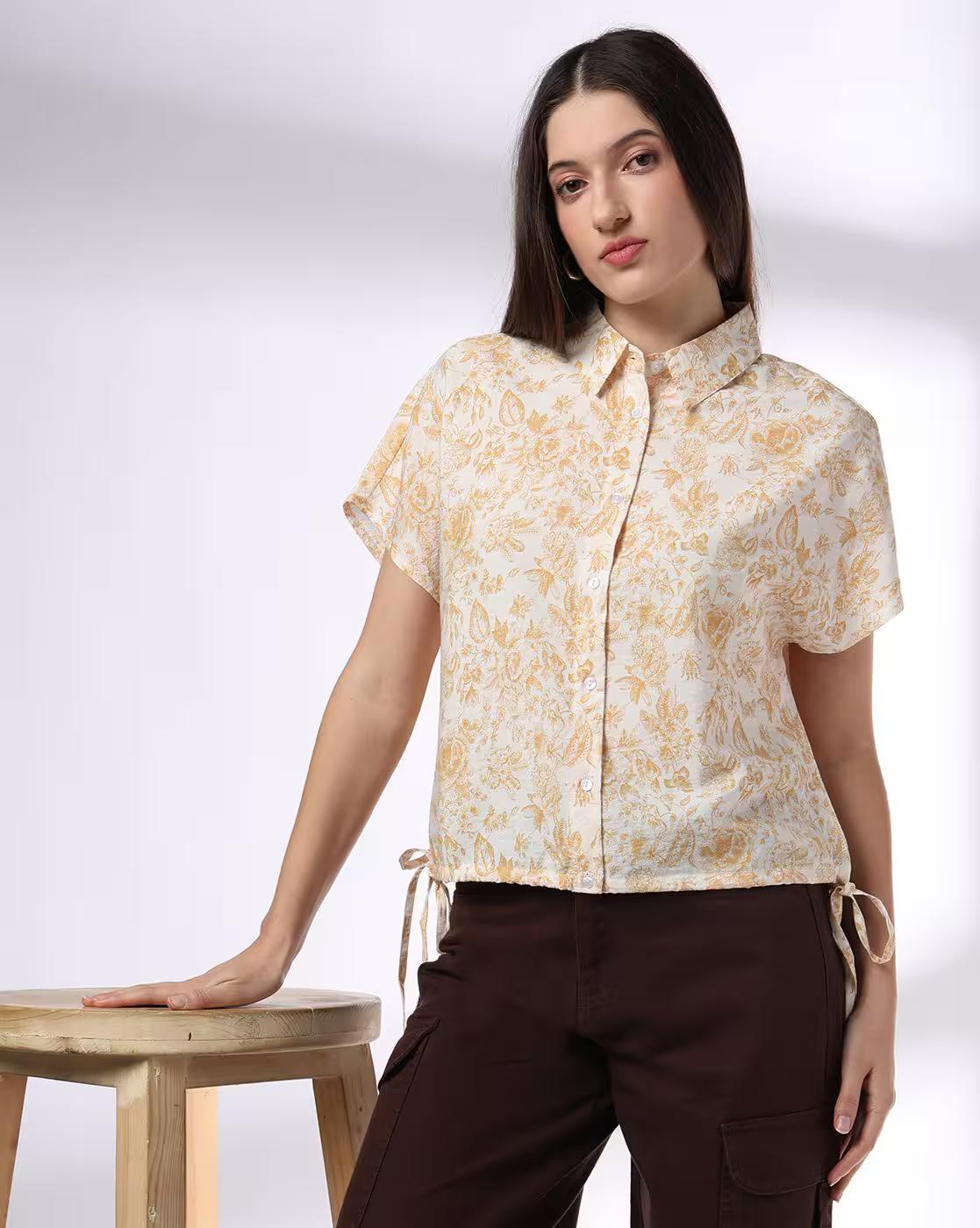 Women Floral Print Regular Fit Shirt
