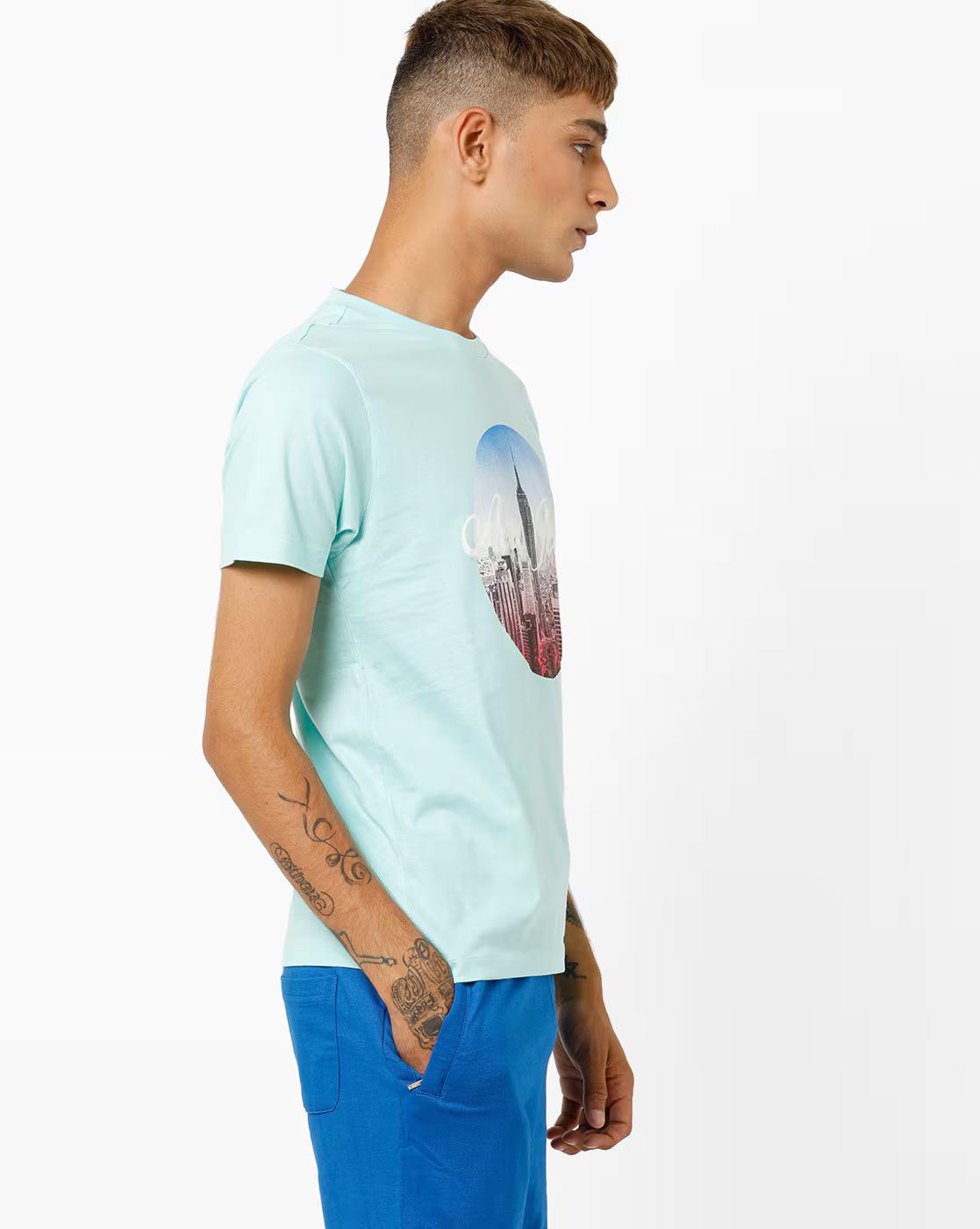 AOTSS191334458, AQUA BLUE, L