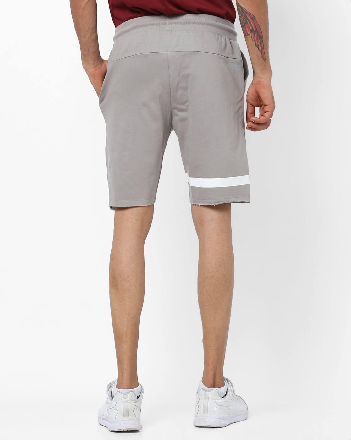Mid-Rise Shorts with Drawstring Waist