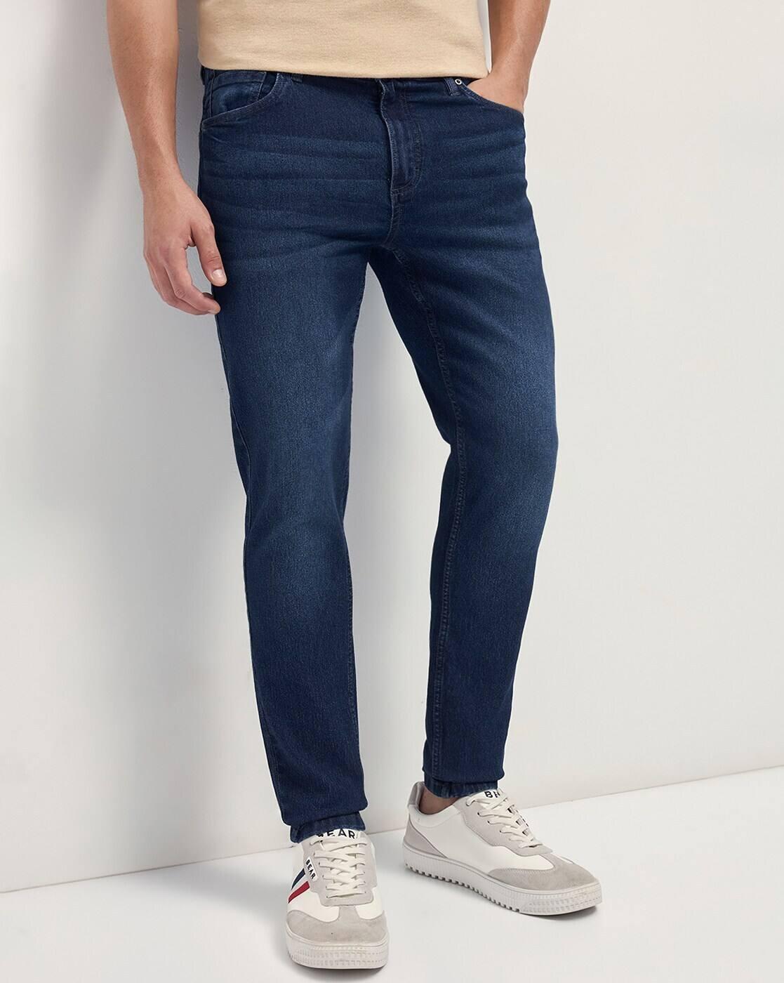 Men Mid Rise Slim Jeans