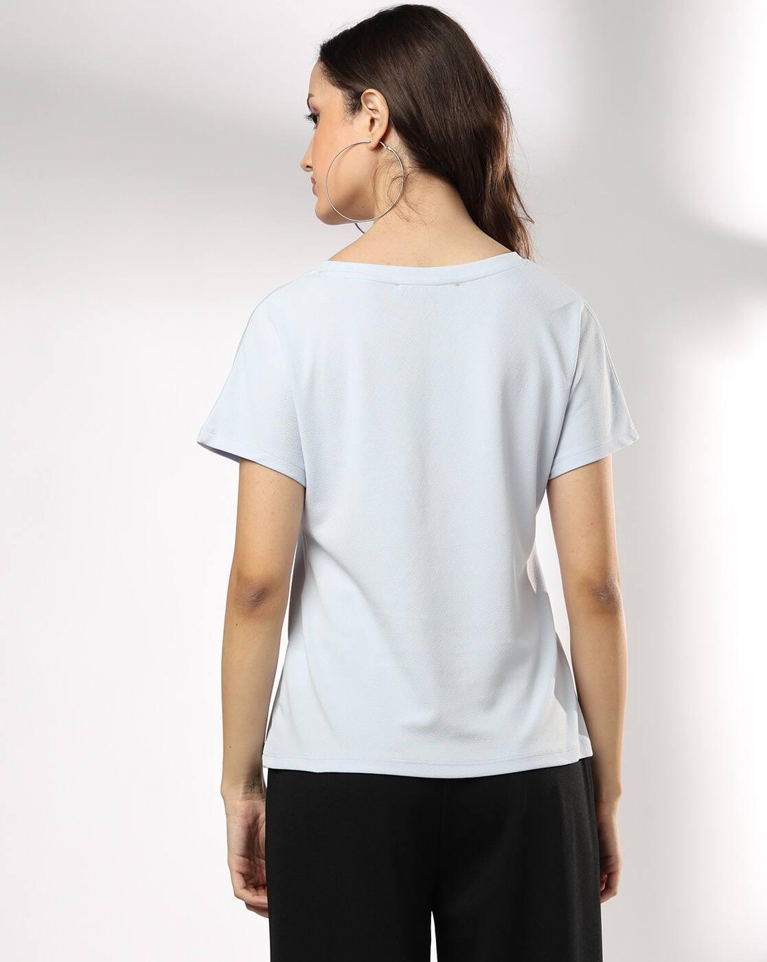 Women Relaxed Fit Round-Neck Top