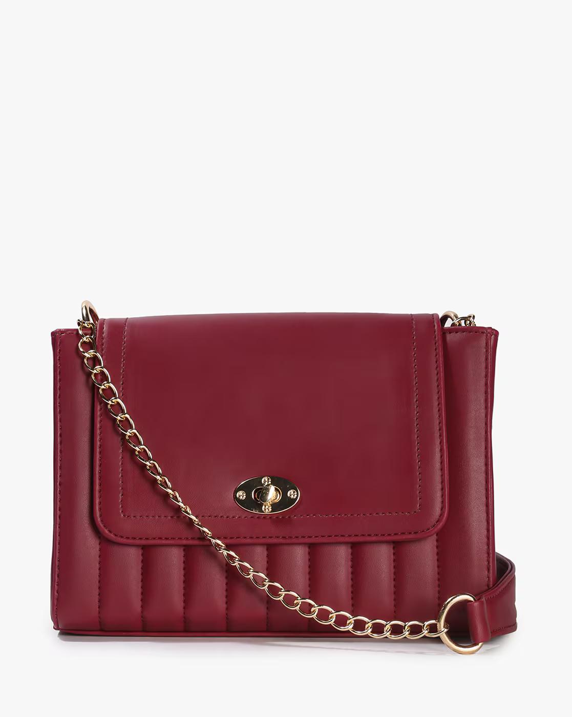 Women Sling Bag with Chain Strap